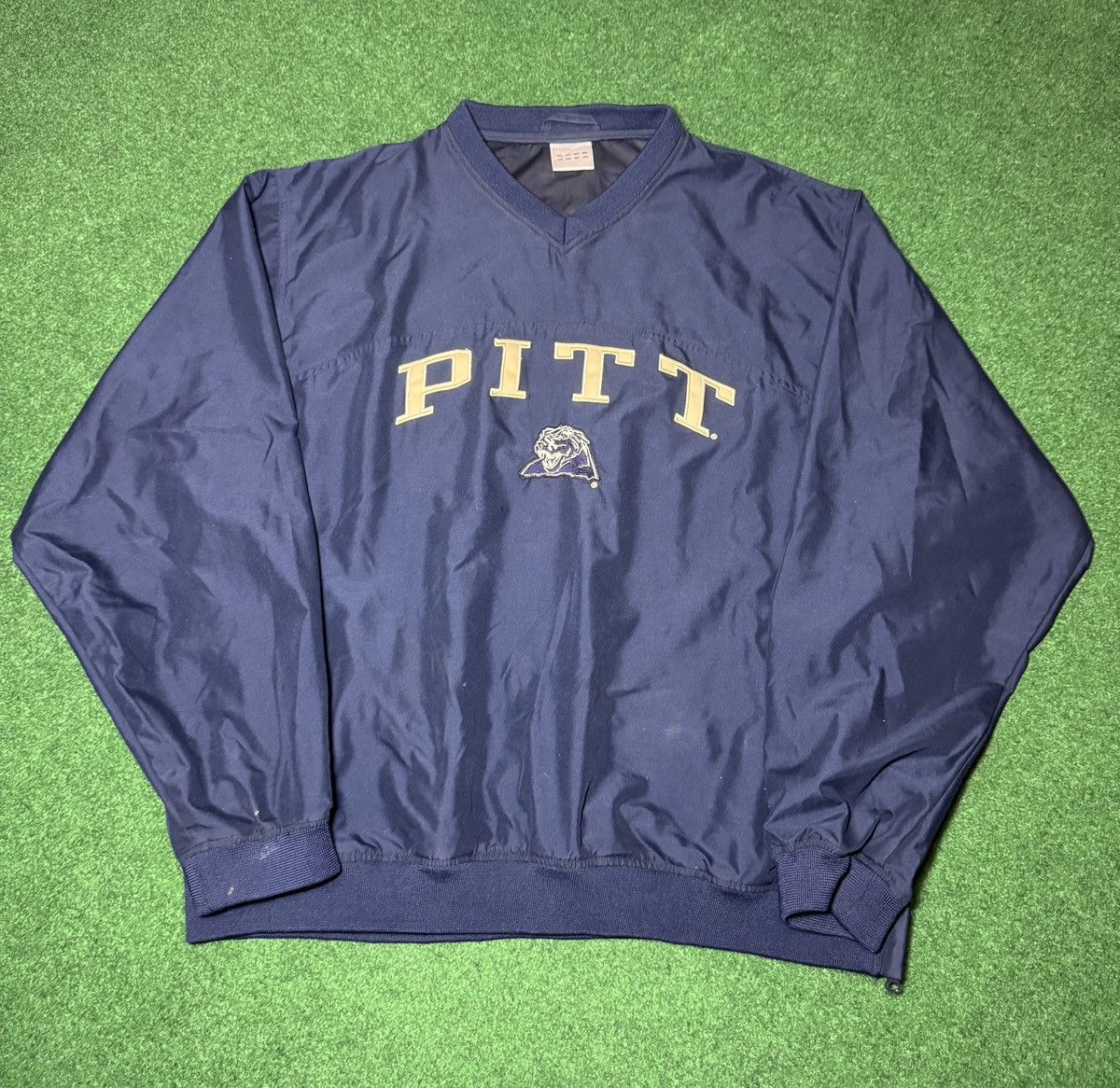 Adidas × Vintage Vintage 90s University Of Pittsburgh Panthers Windbreaker Size US XL / EU 56 / 4 - 1 Thumbnail