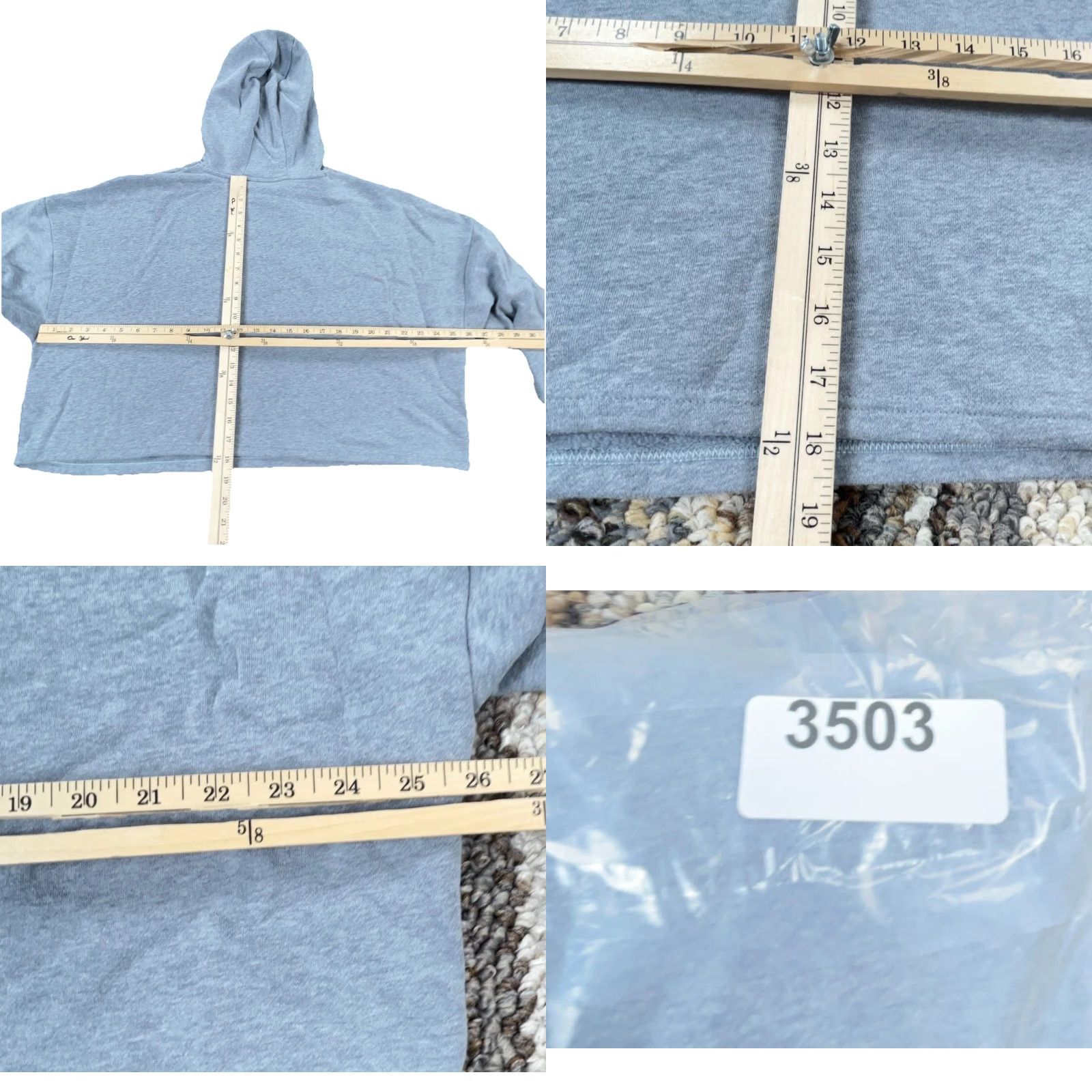 Under Armour Under Armour Hoodie Women Medium Gray Project Rock Crop Top Pullover Training Size M / US 6-8 / IT 42-44 - 8 Thumbnail