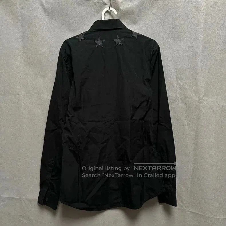 Givenchy GIVENCHY Black Shirt with Star Embroidery. Size US M / EU 48-50 / 2 - 4 Thumbnail