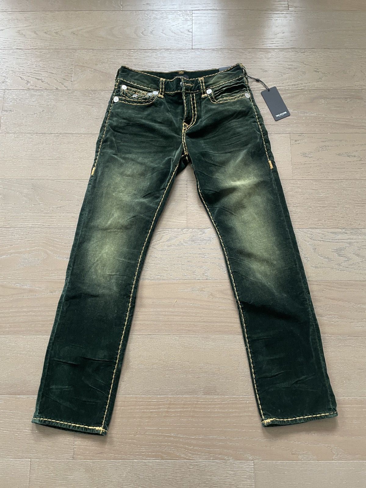 True Religion TRUE RELIGION - CONSTANTINE - RICKY RELAXED STRAIGHT Size US 31 - 3 Thumbnail