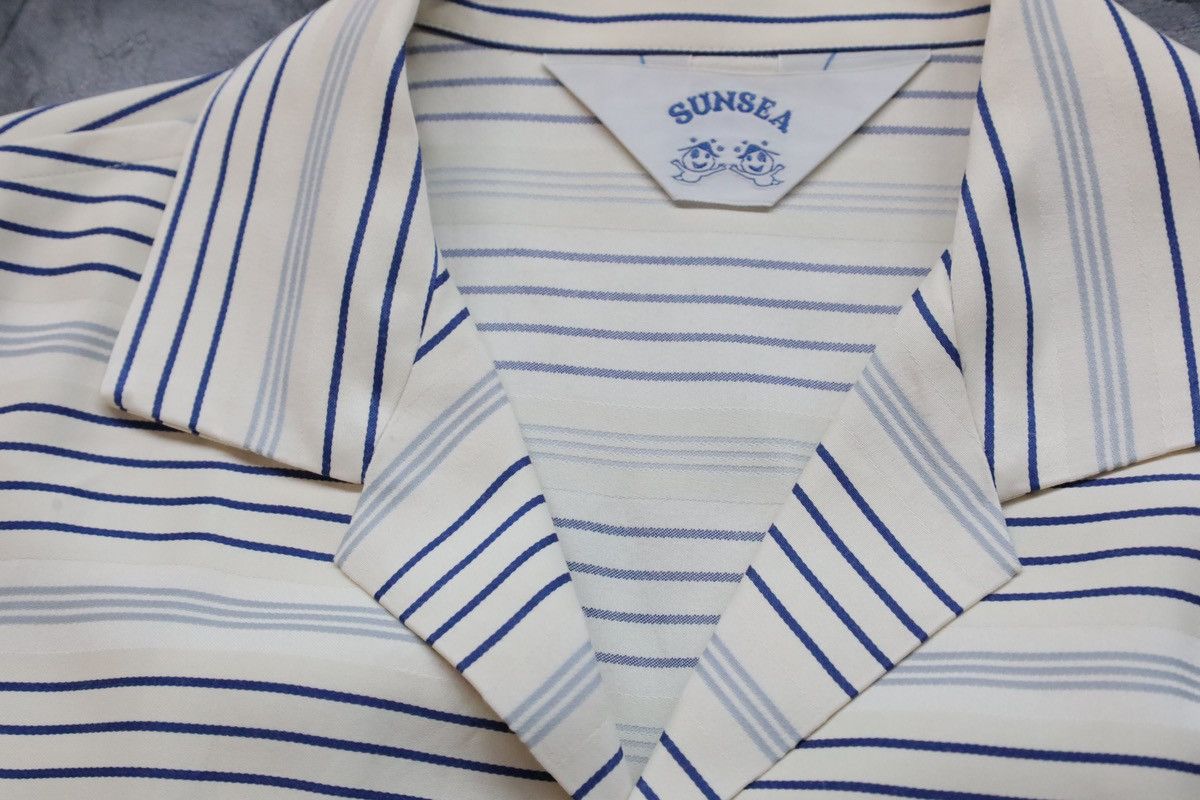 SUNSEA Sunsea border stripe shirt Size US L / EU 52-54 / 3 - 5 Thumbnail