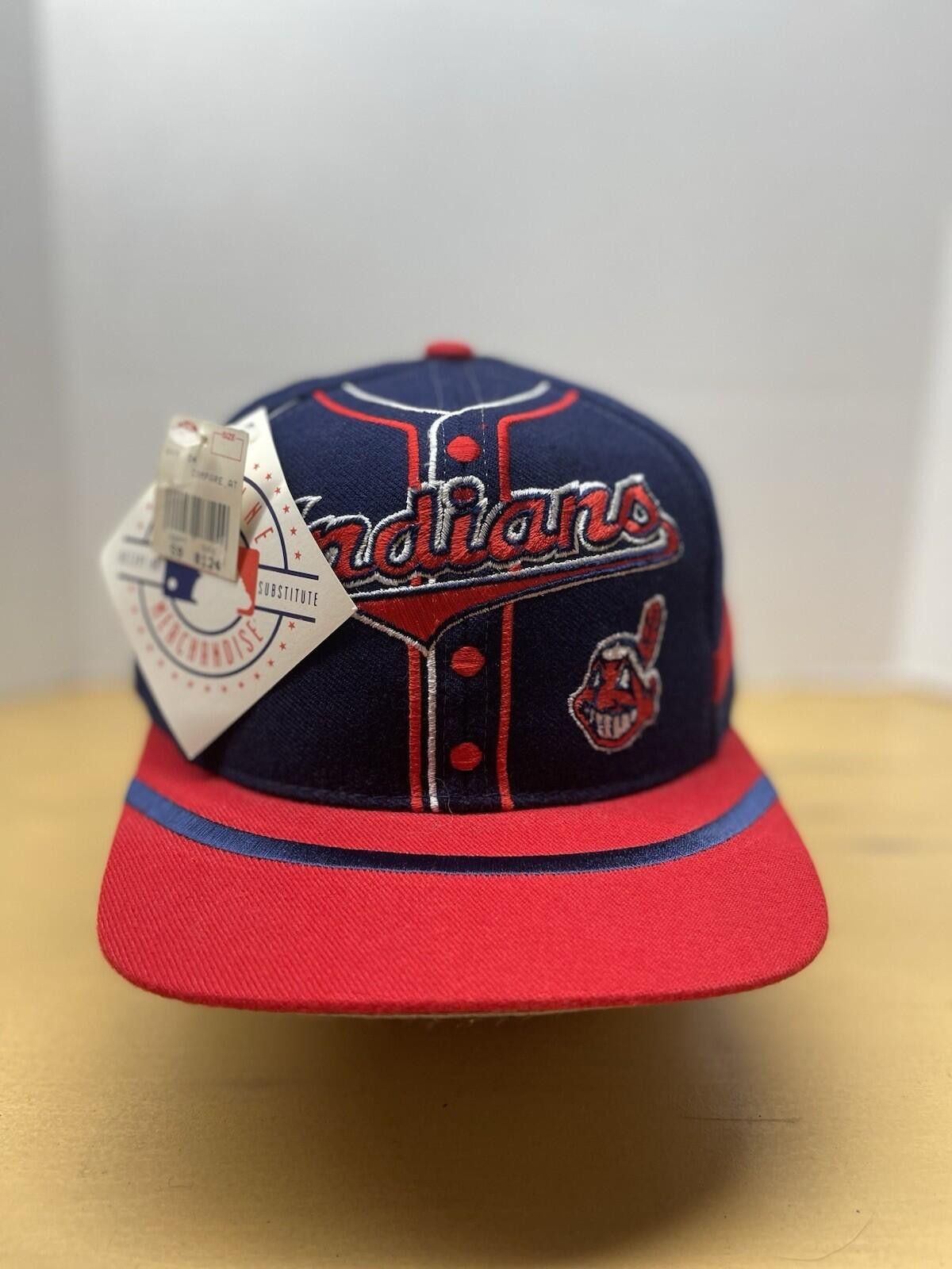 Twins Enterprise Inc. Cleveland Indians Jersey Wool Twins Enterprise Snapback Hat Size ONE SIZE - 1 Thumbnail