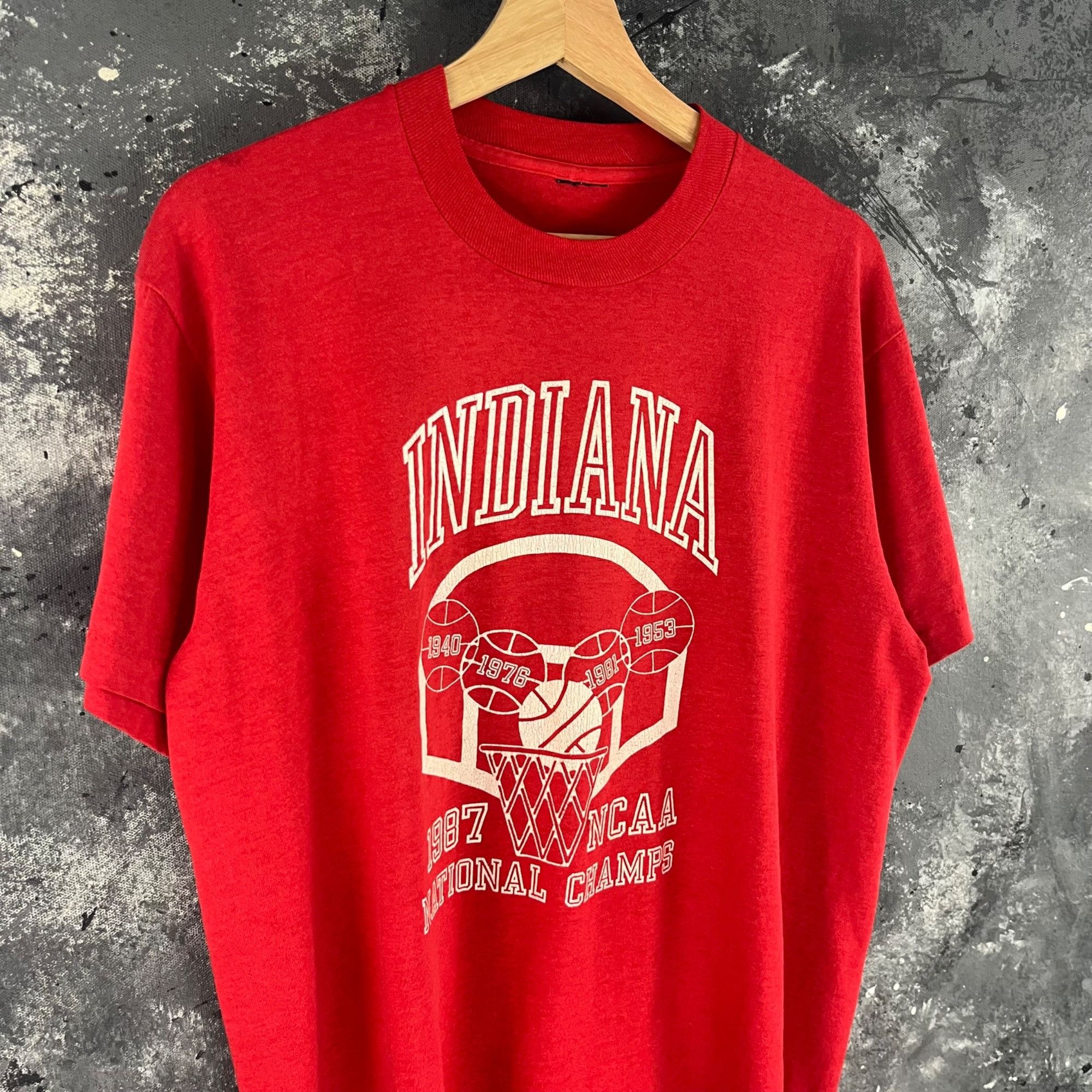 NCAA × Vintage Vintage 1987 Indiana Hoosiers shirt Size US M / EU 48-50 / 2 - 2 Thumbnail