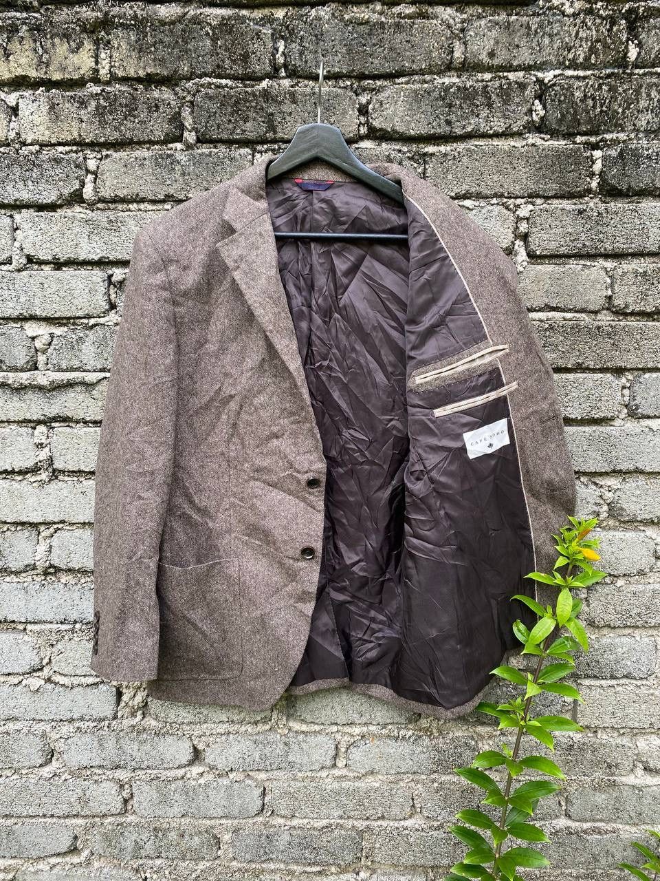 Japanese Brand Vintage Cafe Soho Wool Blazer Size US M / EU 48-50 / 2 - 5 Thumbnail
