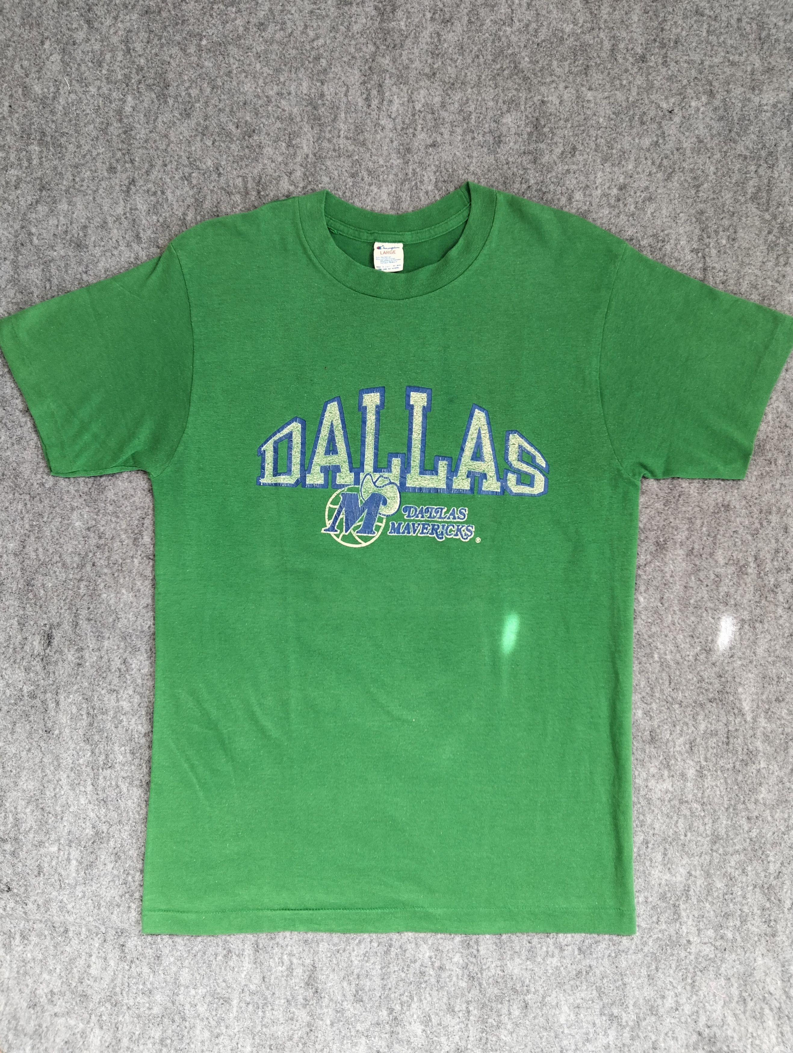 Champion × Vintage 80s Vintage Dallas Mavericks Single Stitch Tee Size US L / EU 52-54 / 3 - 1 Thumbnail