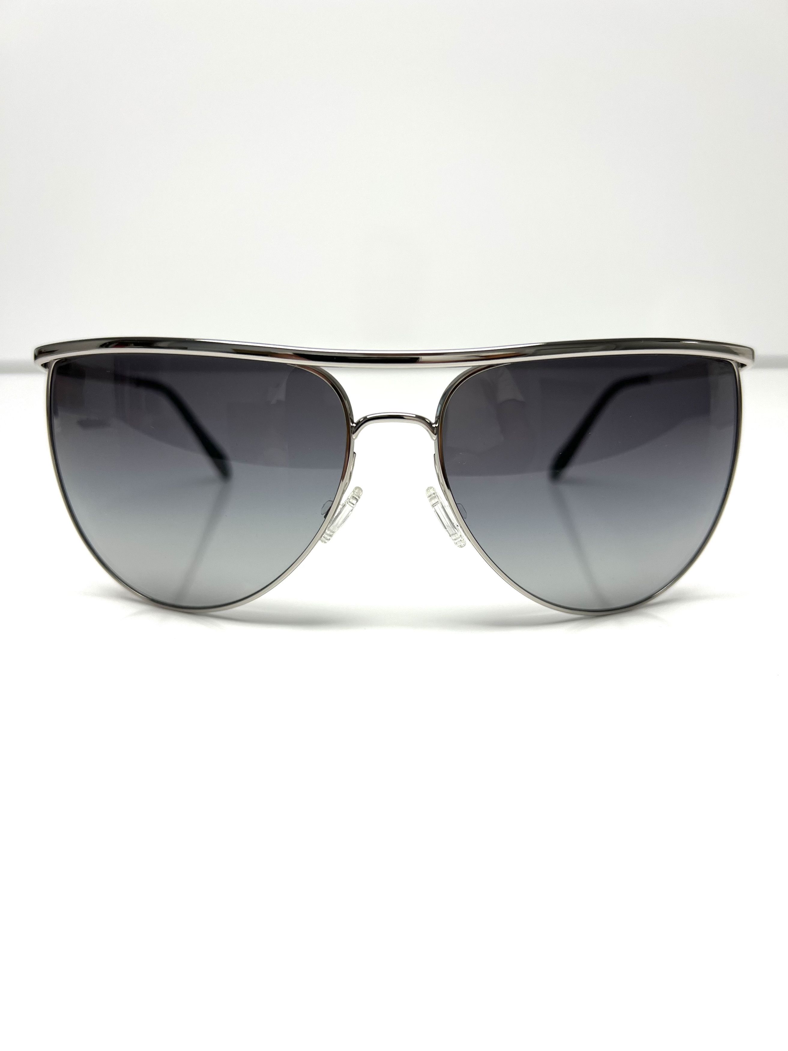Balmain NEW OLIVER PEOPLES/ BALMAIN GREY GRADIENT AVIATOR SUNGLASSES Size ONE SIZE - 1 Thumbnail