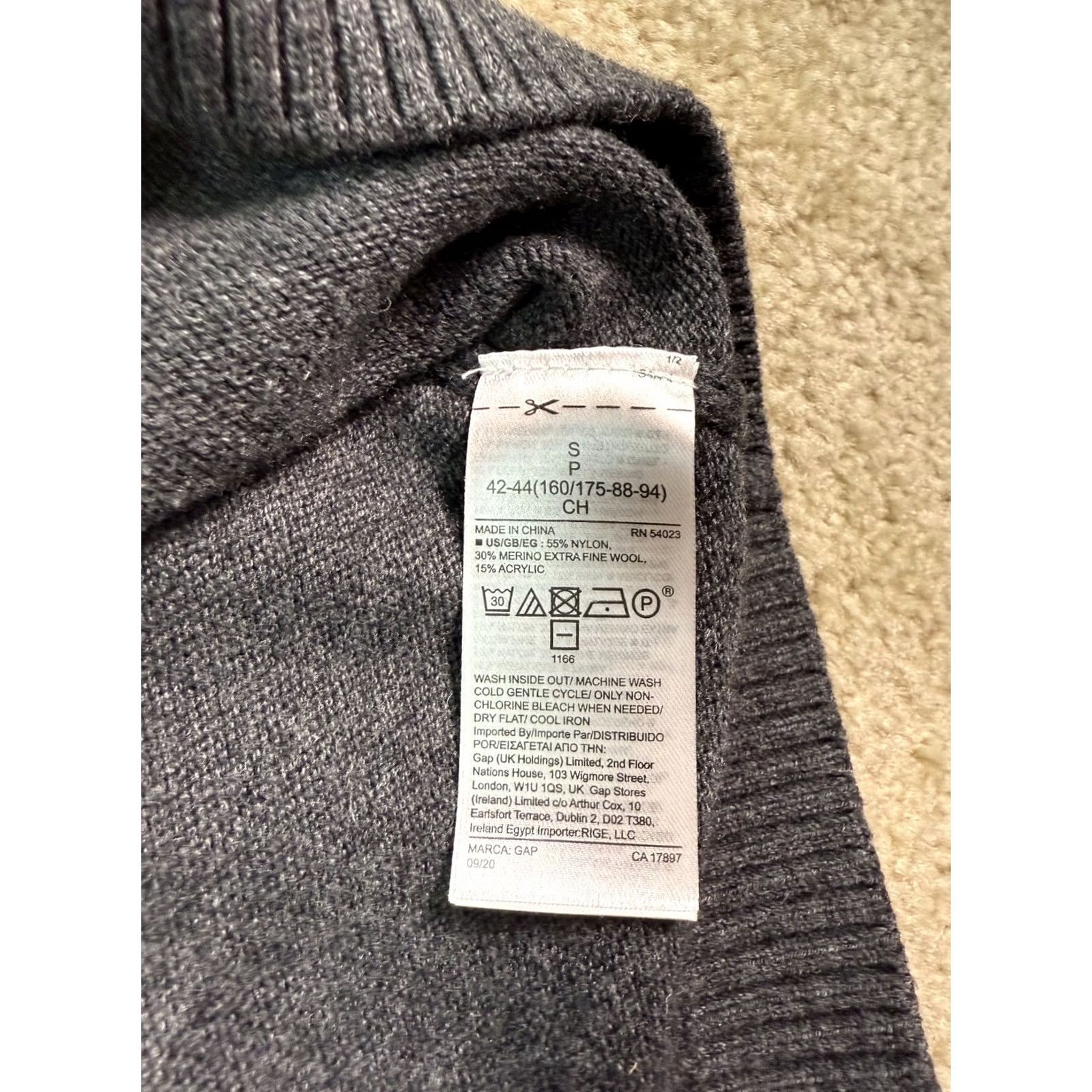 Gap Gap Midi Skirt Womens Small Merino Wool Blend Stretch Office Career Gray Knit B941 Size 28" / US 6 / IT 42 - 5 Thumbnail