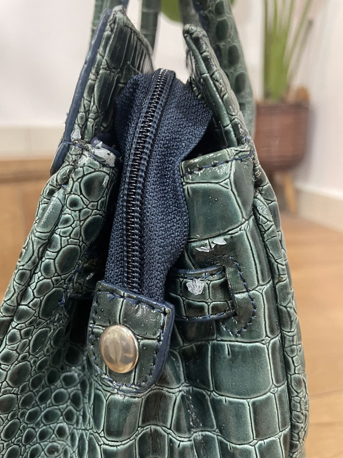 Hardy Amies Authentic HARDY AMIES Birkin crocodile leather bag Size ONE SIZE - 5 Thumbnail
