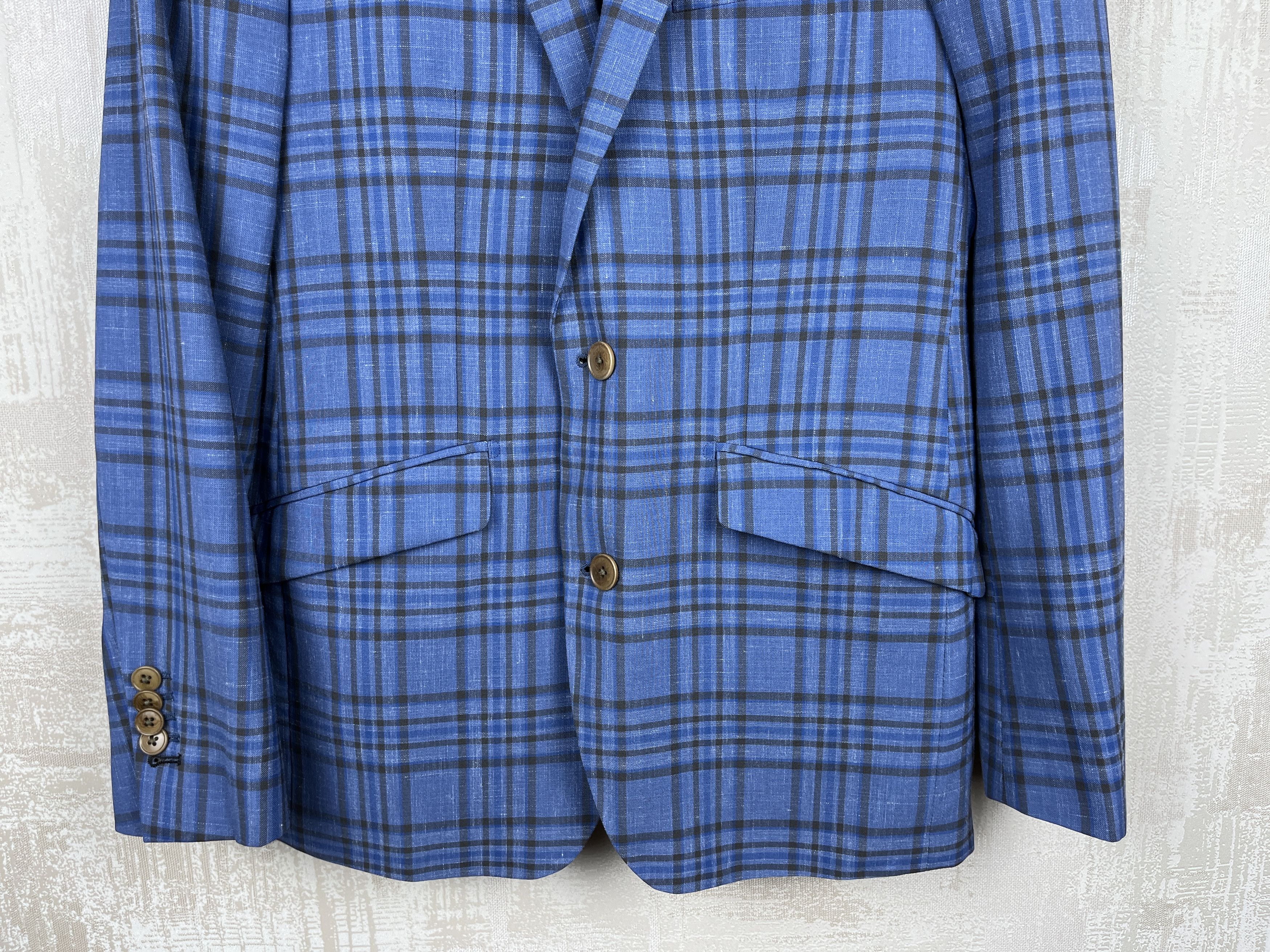 Ermenegildo Zegna Alferano Ermenegildo Zegna Check Wool Blazer Men's Size 46 ? Size US S / EU 44-46 / 1 - 6 Thumbnail