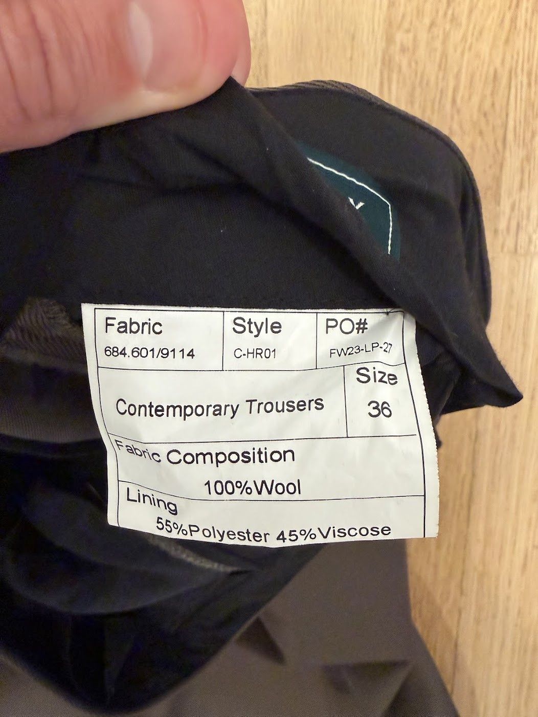 Spier & Mackay Spier & Mackay Sartorial Dark Olive Wool Trousers Size US 36 / EU 52 - 2 Thumbnail