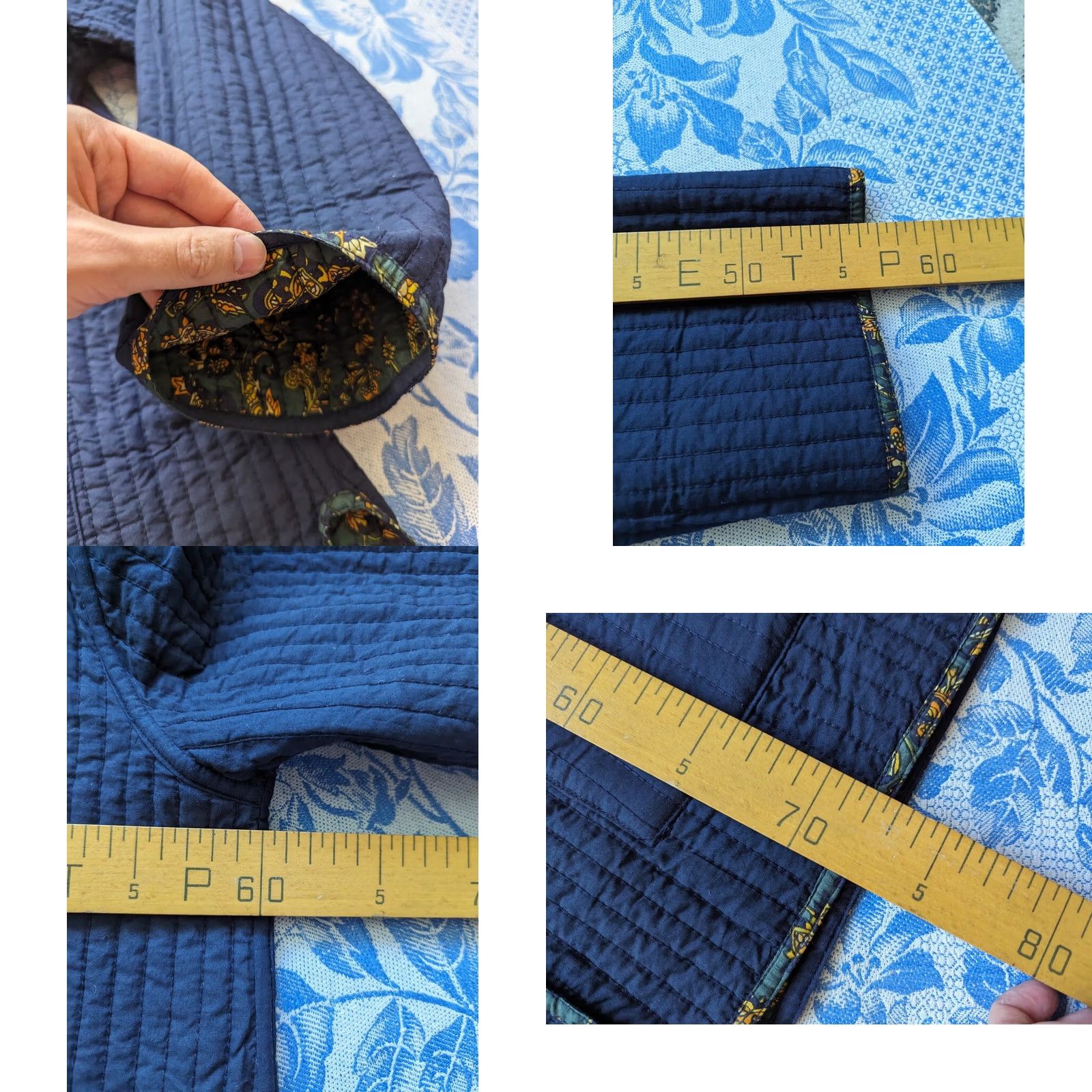House of CB House of Bruar Jacket Womens Size 16 Quilted Cotton Floral Reversible Size XXL / US 16-18 / IT 52-54 - 9 Thumbnail