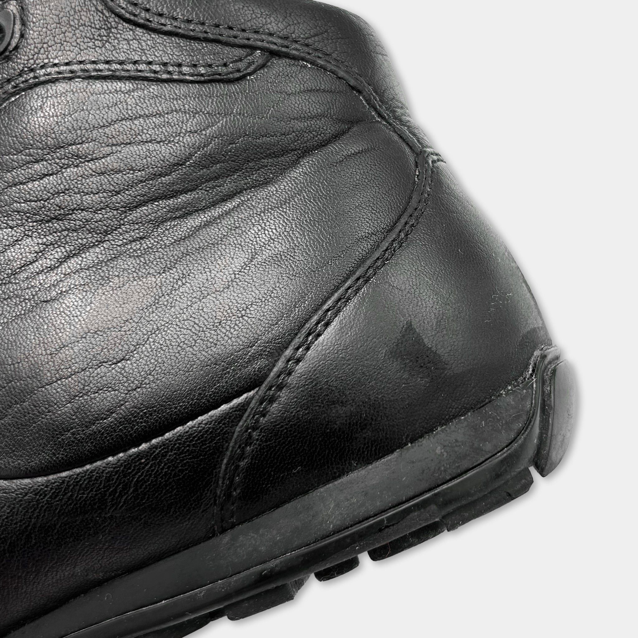 Prada Prada Sport 00's Black Logo Leather Boots Size US 5 / EU 37 - 5 Thumbnail