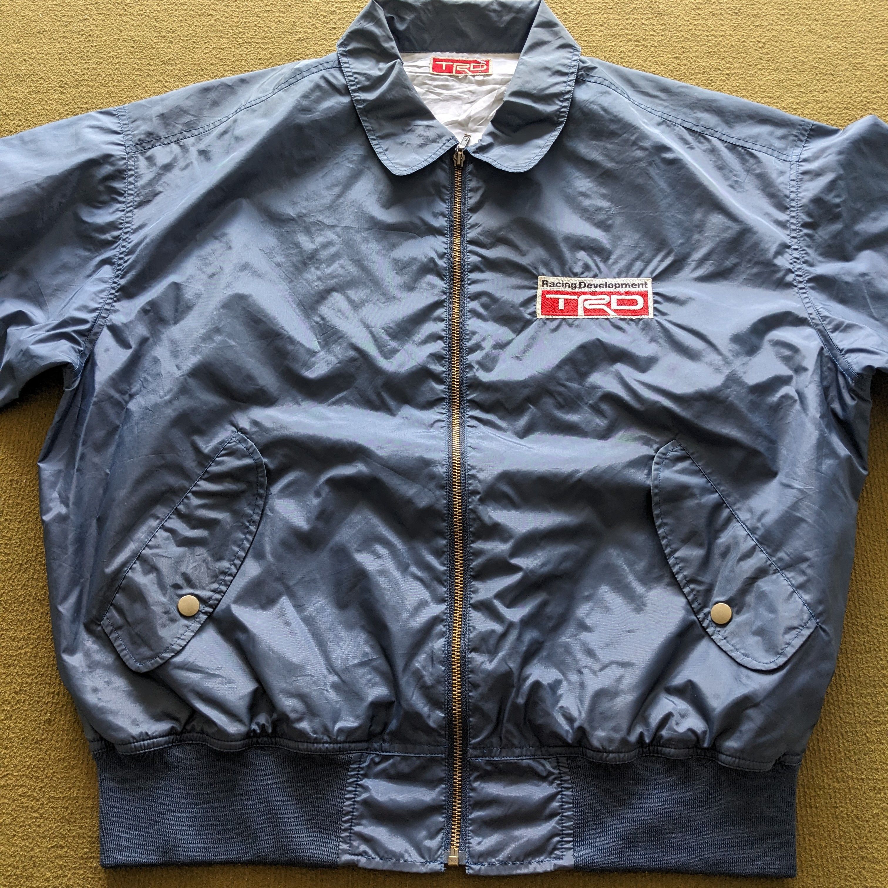 Vintage Vintage TRD TOYOTA Racing Team Windbreaker Bomber Jacket Size US L / EU 52-54 / 3 - 3 Thumbnail