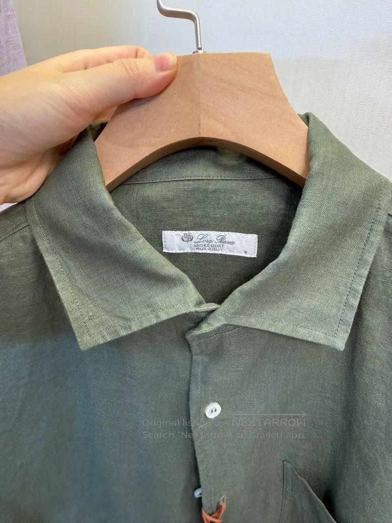 Loro Piana Loro Piana 25 Models of Men's Linen Shirt Size US S / EU 44-46 / 1 - 3 Thumbnail