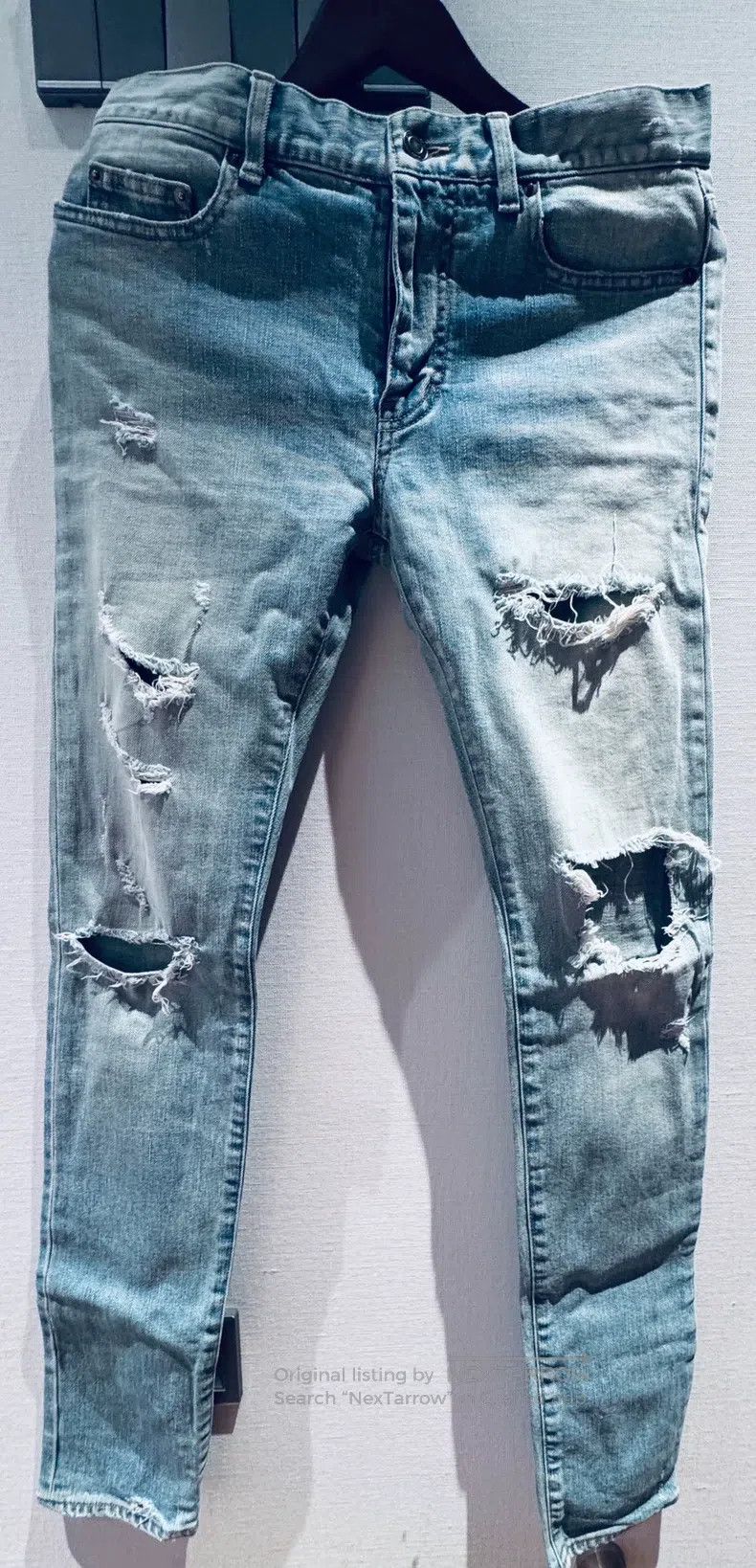 Saint Laurent Paris Saint Laurent Paris Jeans Size US 30 / EU 46 - 2 Thumbnail