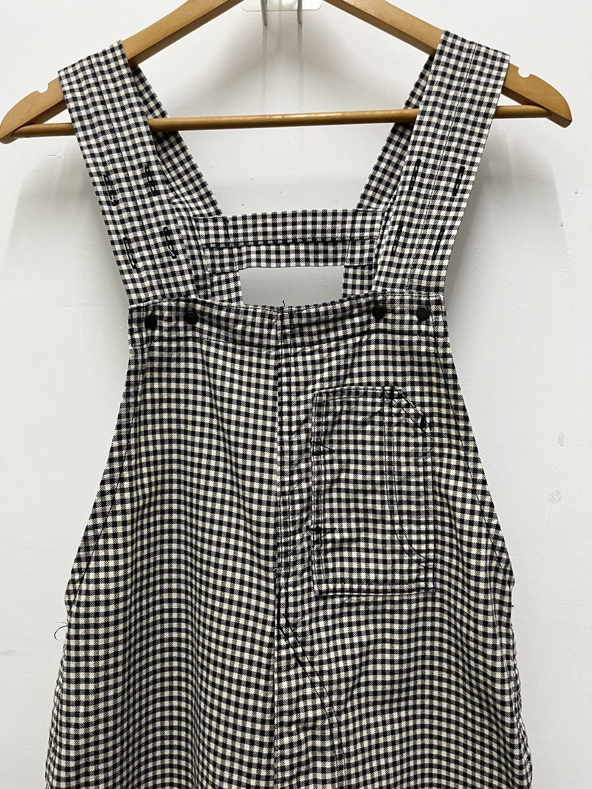 Beams Plus Vintage Beams Boy Checkered Coverall Overall Jumpsuit Women Size 30" / US 8 / IT 44 - 3 Thumbnail