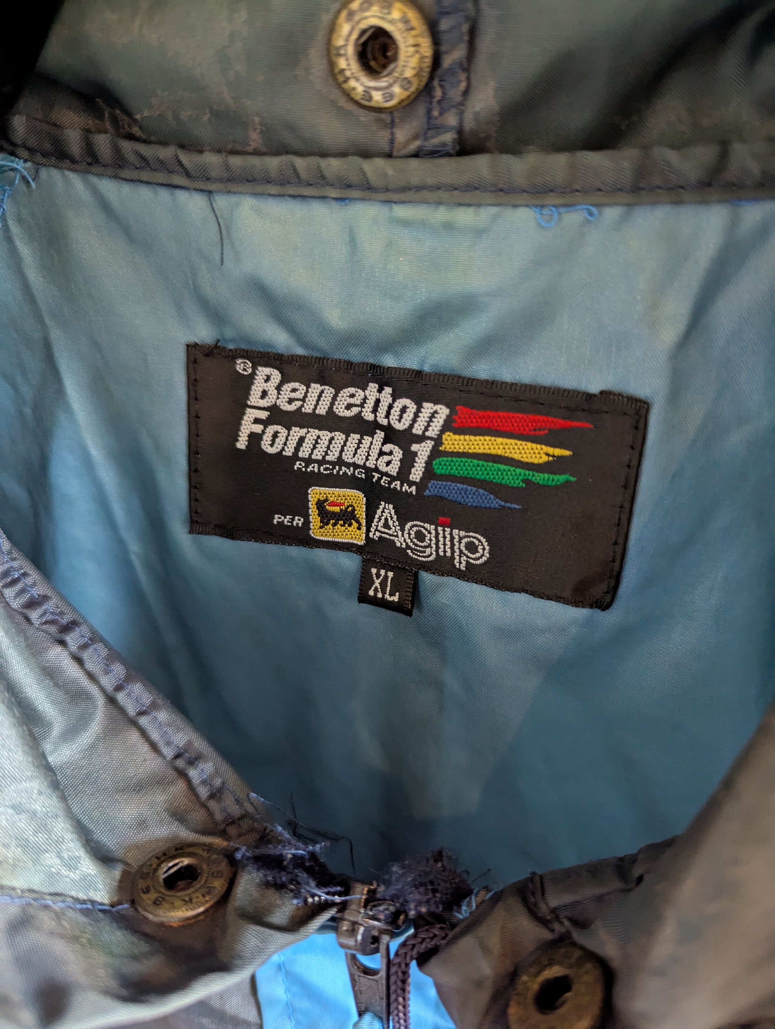 Benetton × Formula 1 Vintage Benetton Formula 1 Rain Jacket Size US XL / EU 56 / 4 - 3 Thumbnail