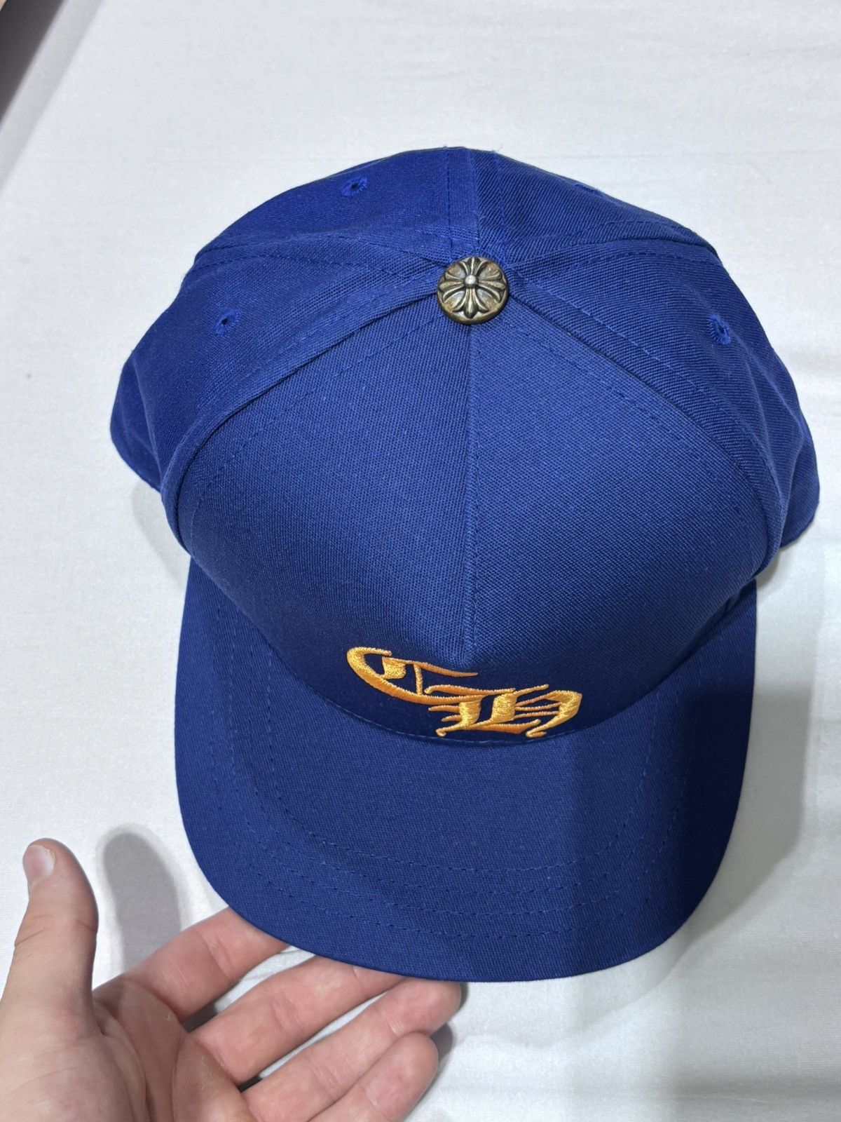 Chrome Hearts Chrome Hearts CH Baseball Blue Hat Size ONE SIZE - 2 Thumbnail