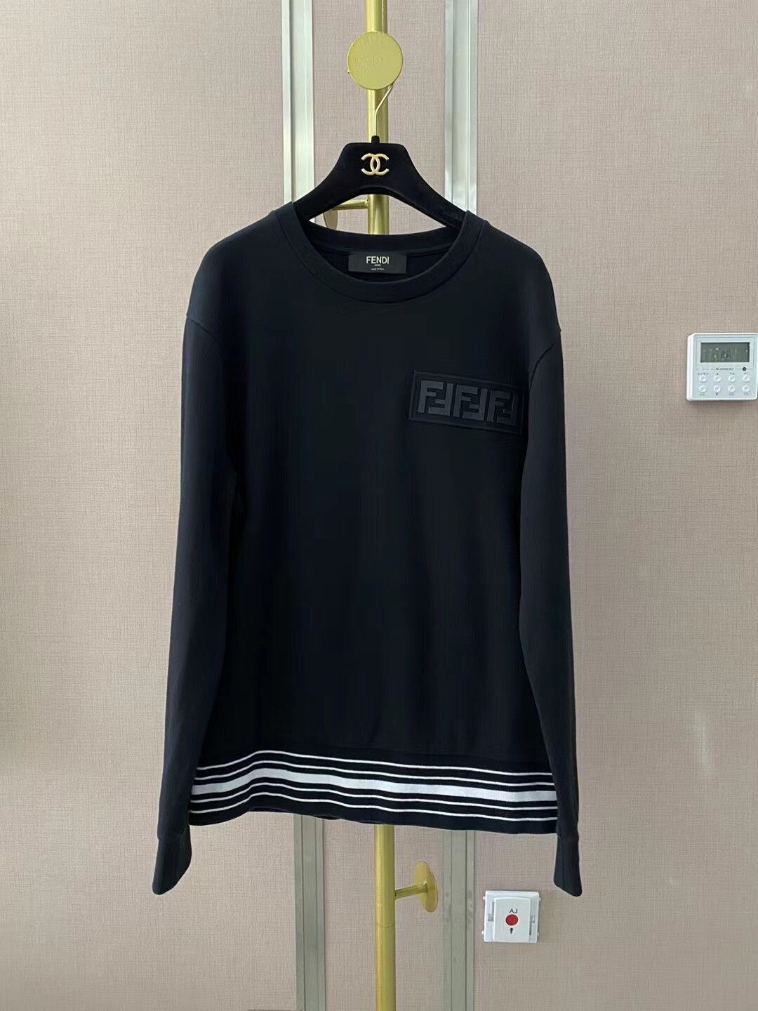 Fendi Fendi Black Sweatshirt Size L Size US L / EU 52-54 / 3 - 1 Thumbnail