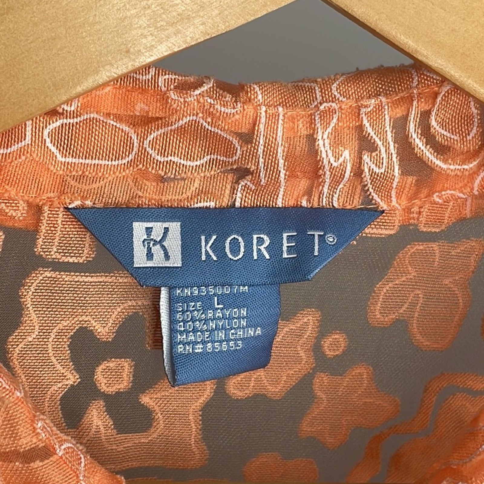 Vintage Koret Vintage Sheer Shirt Size L / US 10 / IT 46 - 2 Thumbnail