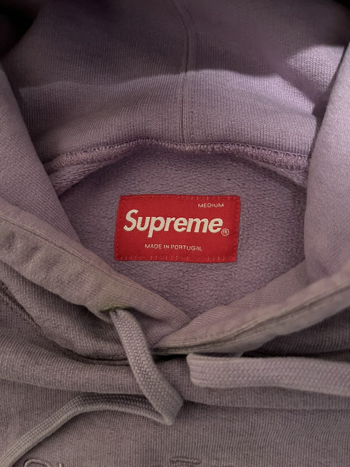 Supreme SPRAY HOODED SWEATSHIRT - VIOLET Size US M / EU 48-50 / 2 - 3 Thumbnail