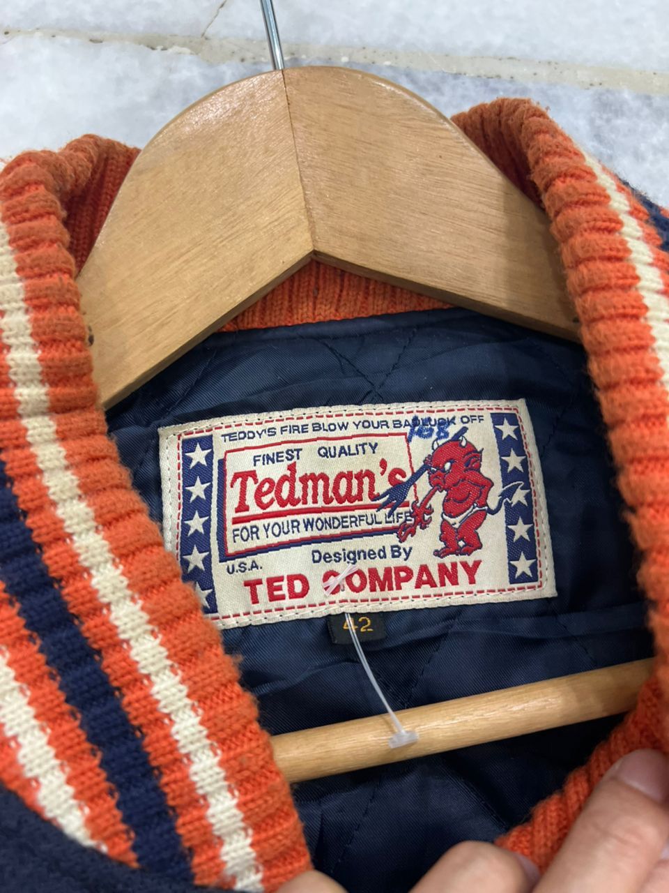 Tedman Tedman’s Devils Embroidery Varsity Jacket Size US L / EU 52-54 / 3 - 10 Thumbnail