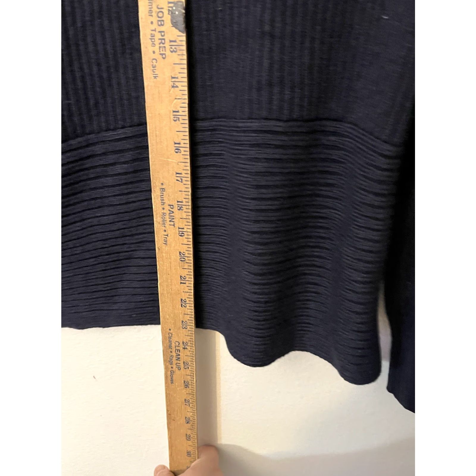 H&M H&M Basic Womens Navy Blue Cardigan Sweater Open Front Knit Medium Size M / US 6-8 / IT 42-44 - 4 Thumbnail