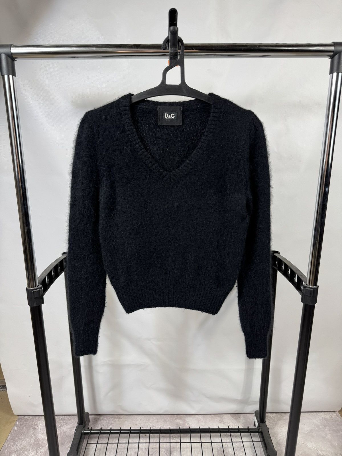 Dolce & Gabbana Vintage Dolce Gabbana Mohair V-Neck Sweater Size M / US 6-8 / IT 42-44 - 1 Thumbnail
