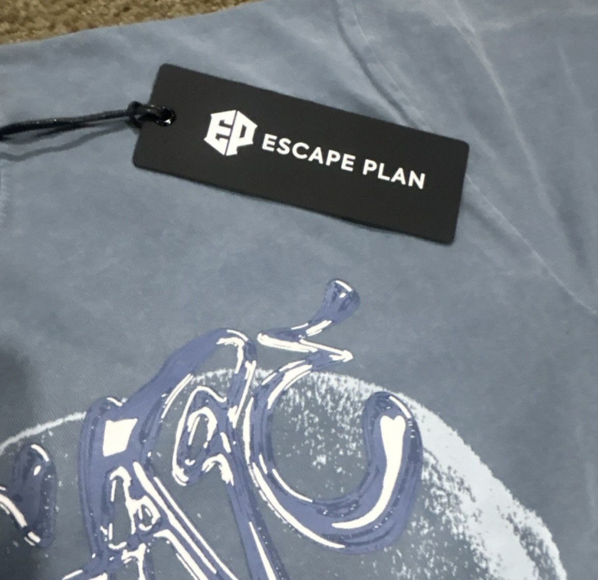 Other Escape Plan- Break Incase of Emergency- Slate Blue - Large Size US L / EU 52-54 / 3 - 5 Thumbnail