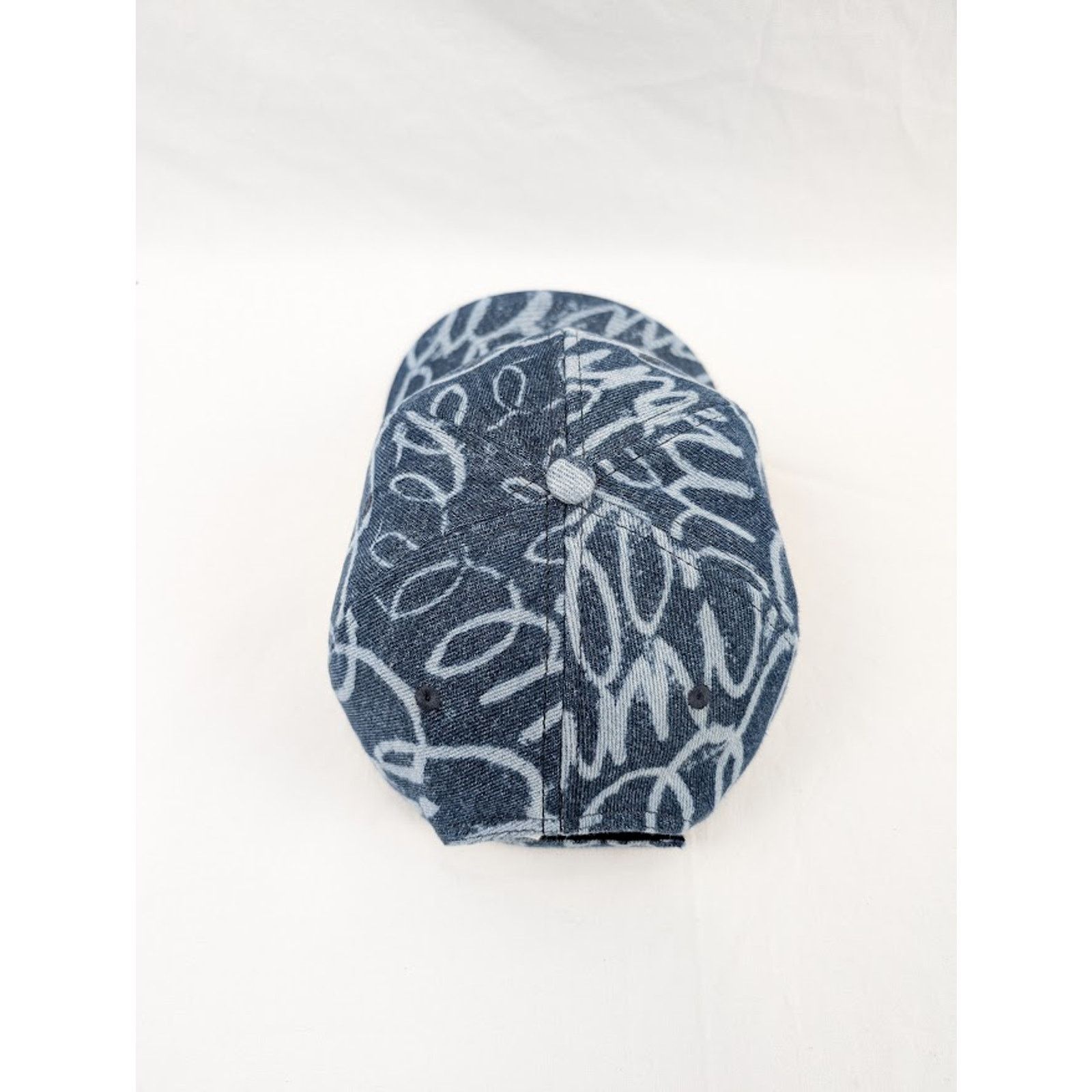 Marni o1rshd1 Size: L / Bleached Lasered Light Denim Cap / Hat Size ONE SIZE - 9 Thumbnail