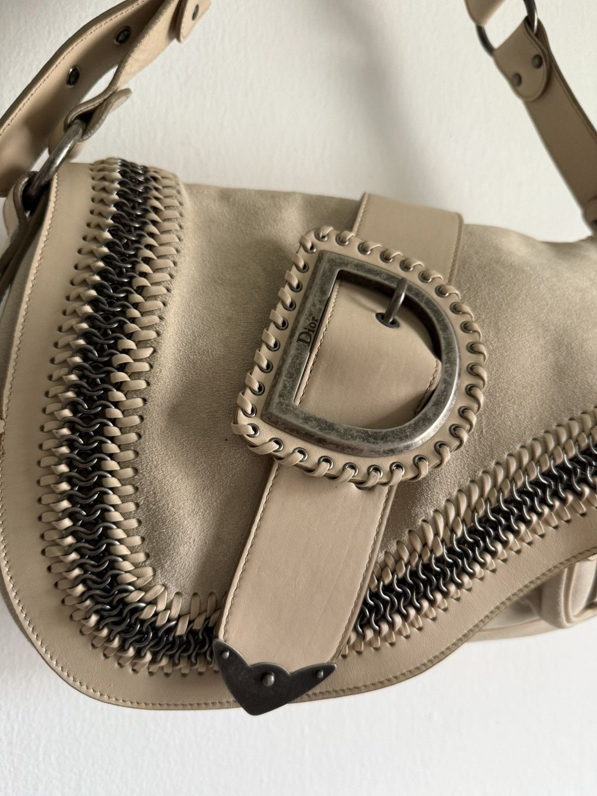 Dior 2005 Rare Dior Gaucho saddle bag John Galliano Era Size ONE SIZE - 7 Thumbnail