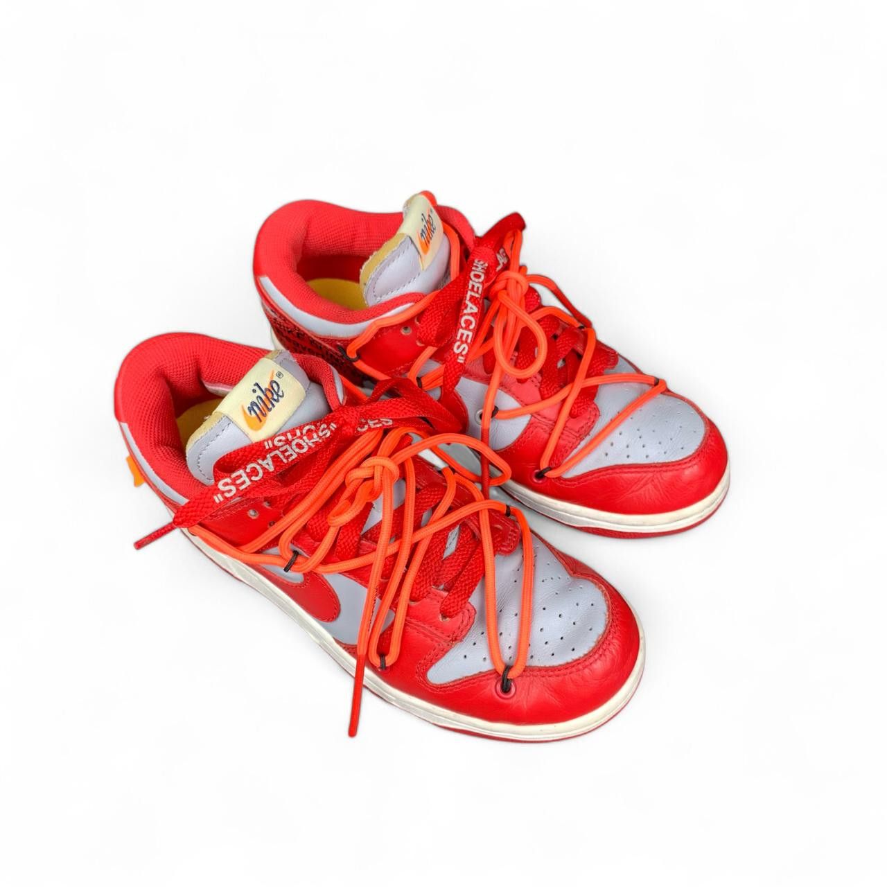 Nike × Off-White Nike x Off-White Dunk low Red Size US 5 / EU 37 - 10 Thumbnail