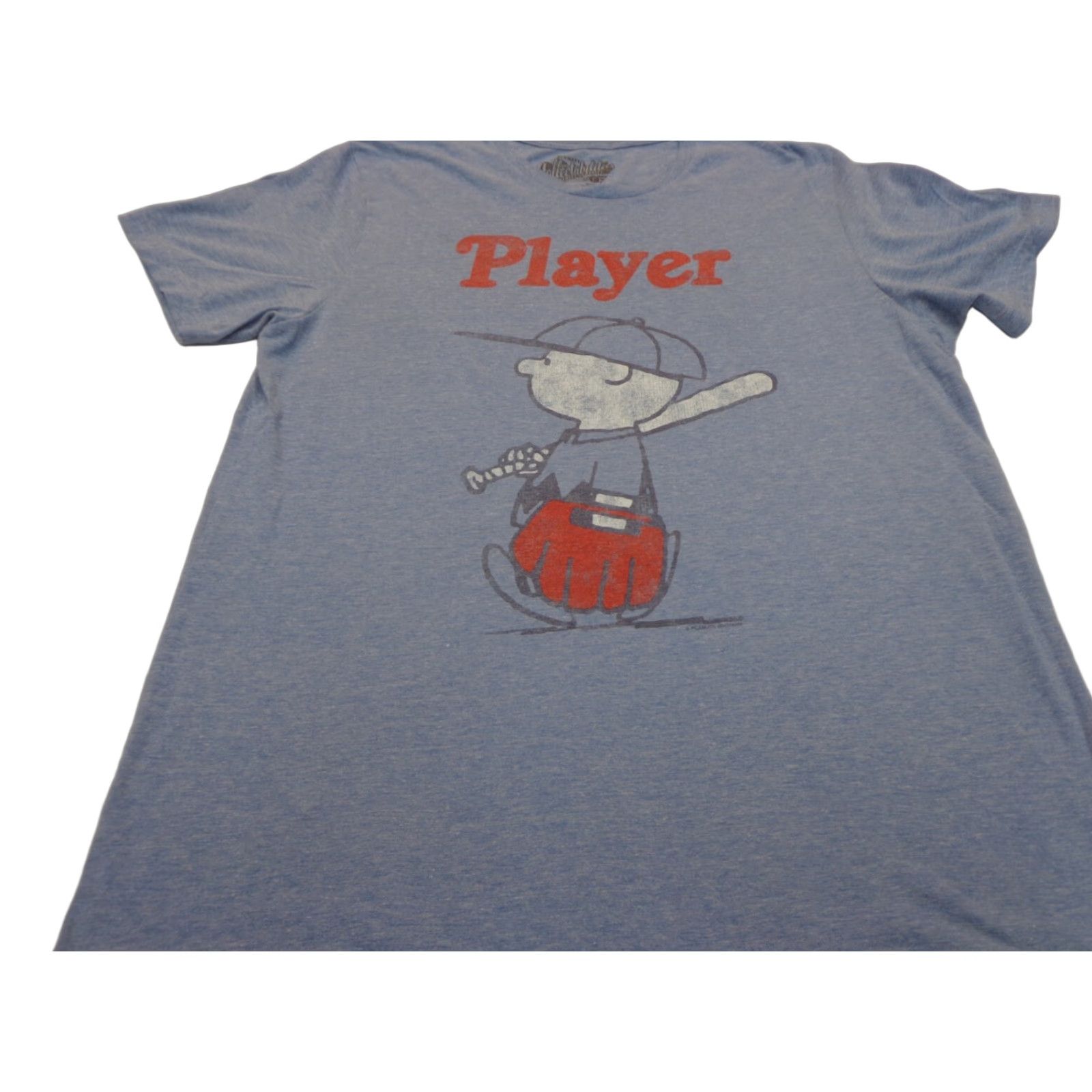 Old Navy Old Navy Collectabilitees PLAYER Charlie Brown Heather Blue T-shirt Large Mens Regular Short Sleeve Crew Neck 90s Vintage Style Blue Size US L / EU 52-54 / 3 - 1 Thumbnail