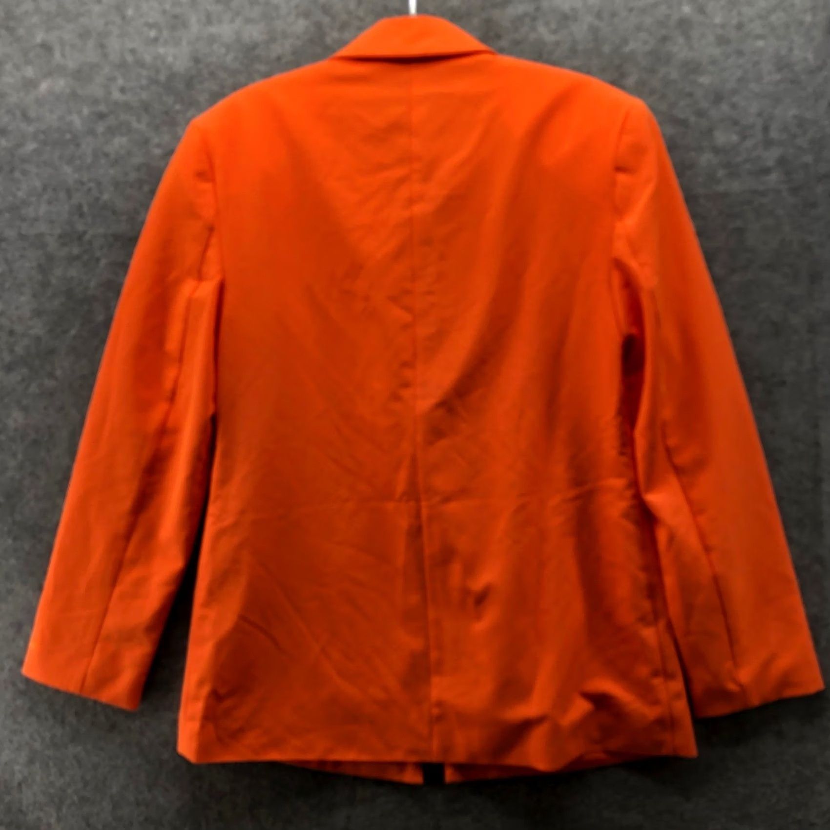Asos VINTAGE Asos Collusion Oversized Blazer Womens 0 Orange Boyfriend Lightweight One Button Size XS / US 0-2 / IT 36-38 - 2 Thumbnail