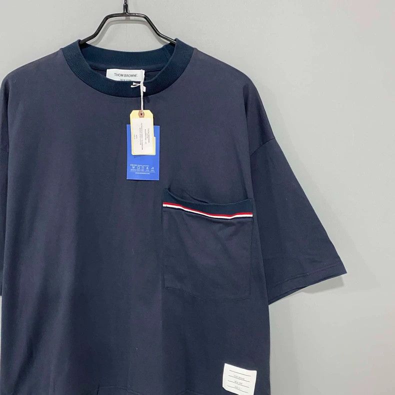 Thom Browne Thom Browne Navy classic short sleeves 2505-Nextarrow Size US XS / EU 42 / 0 - 2 Thumbnail