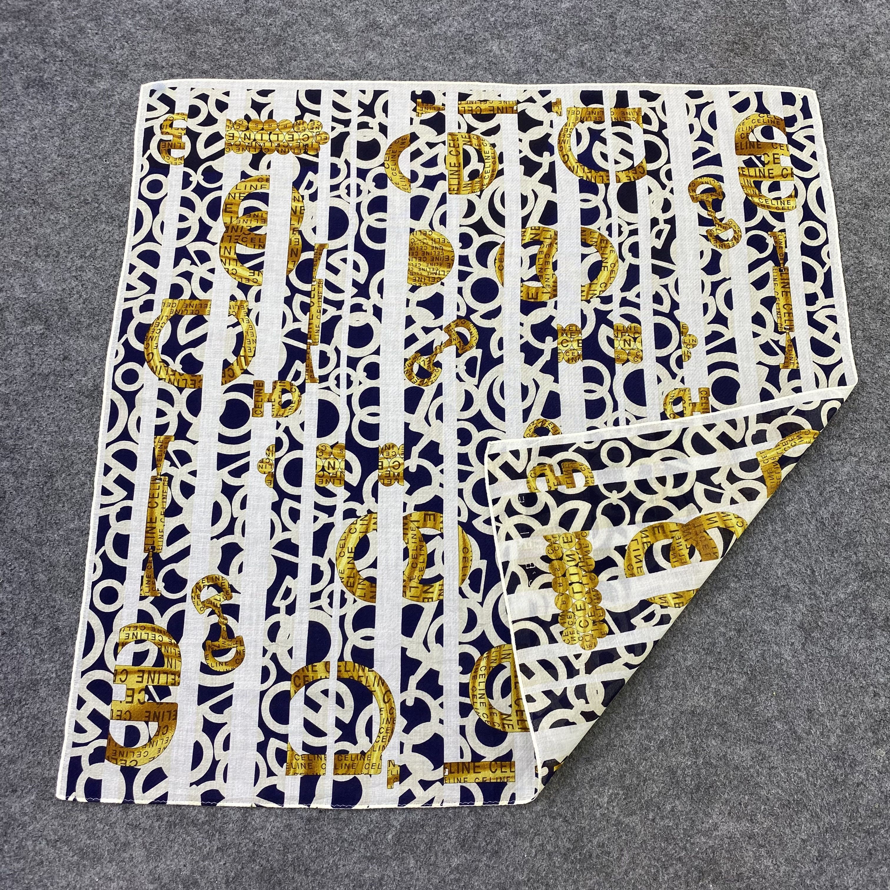 Celine Celine Handkerchief Neckerchief Bandana-B1725 Size ONE SIZE - 5 Thumbnail
