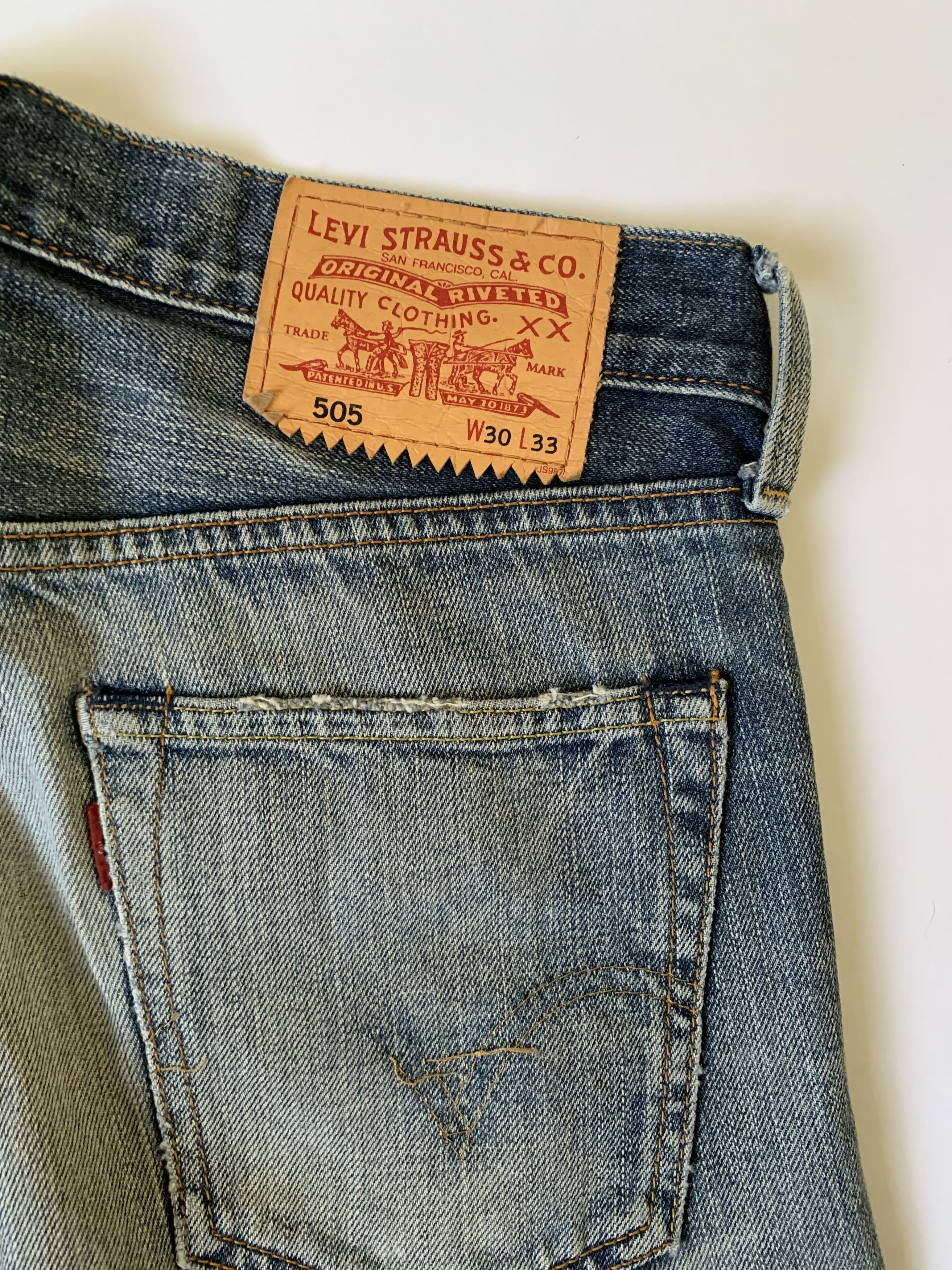 Levi's Levi’s repaired 505 denim Size US 32 / EU 48 - 5 Thumbnail