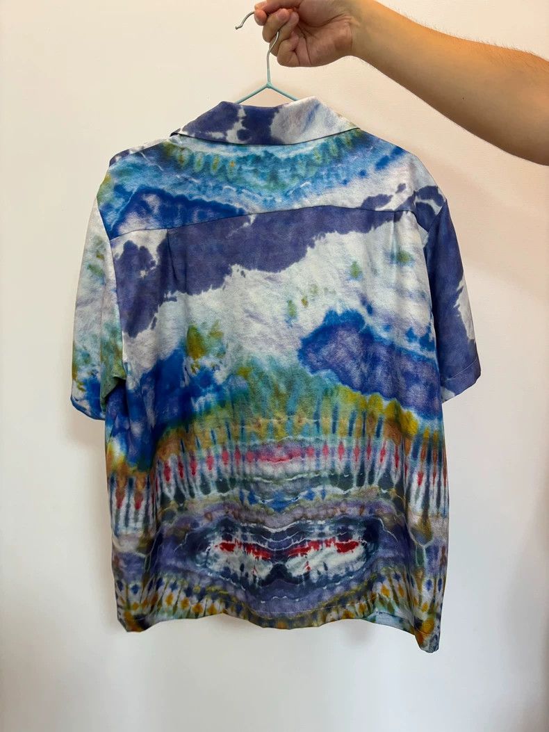 Amiri Amiri Rendering silk short-sleeved shirt 2501-Nextarrow Size US L / EU 52-54 / 3 - 2 Thumbnail