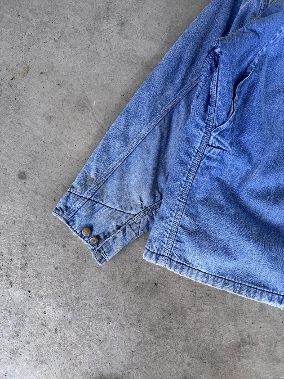 Carhartt Vintage Carhartt Chore Denim Jacket Size US XL / EU 56 / 4 - 6 Thumbnail