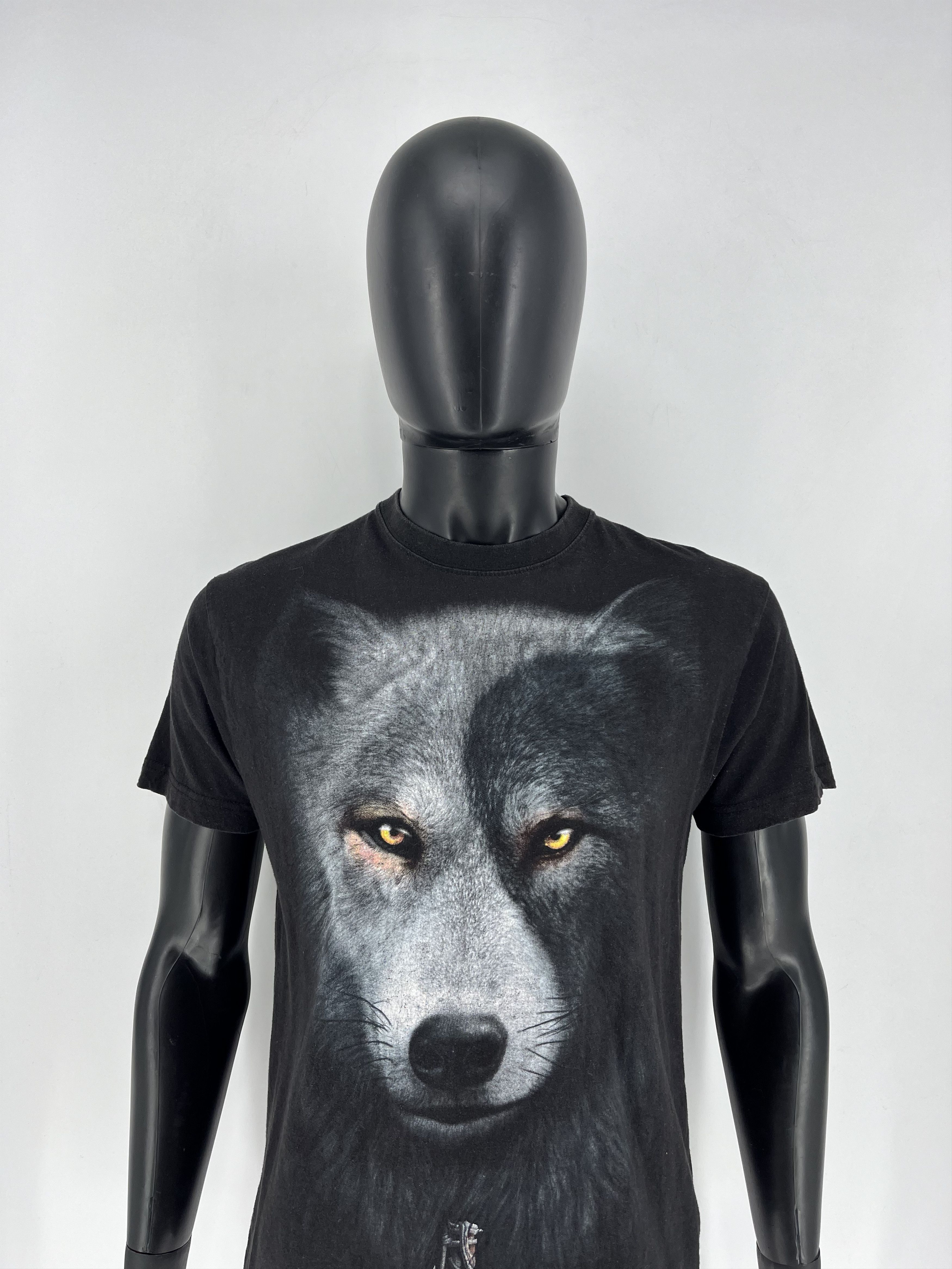 Band Tees Vintage 90s Wolf Face Boxy Fit Tee Toys Rock Spiral Size M Size US M / EU 48-50 / 2 - 1 Thumbnail