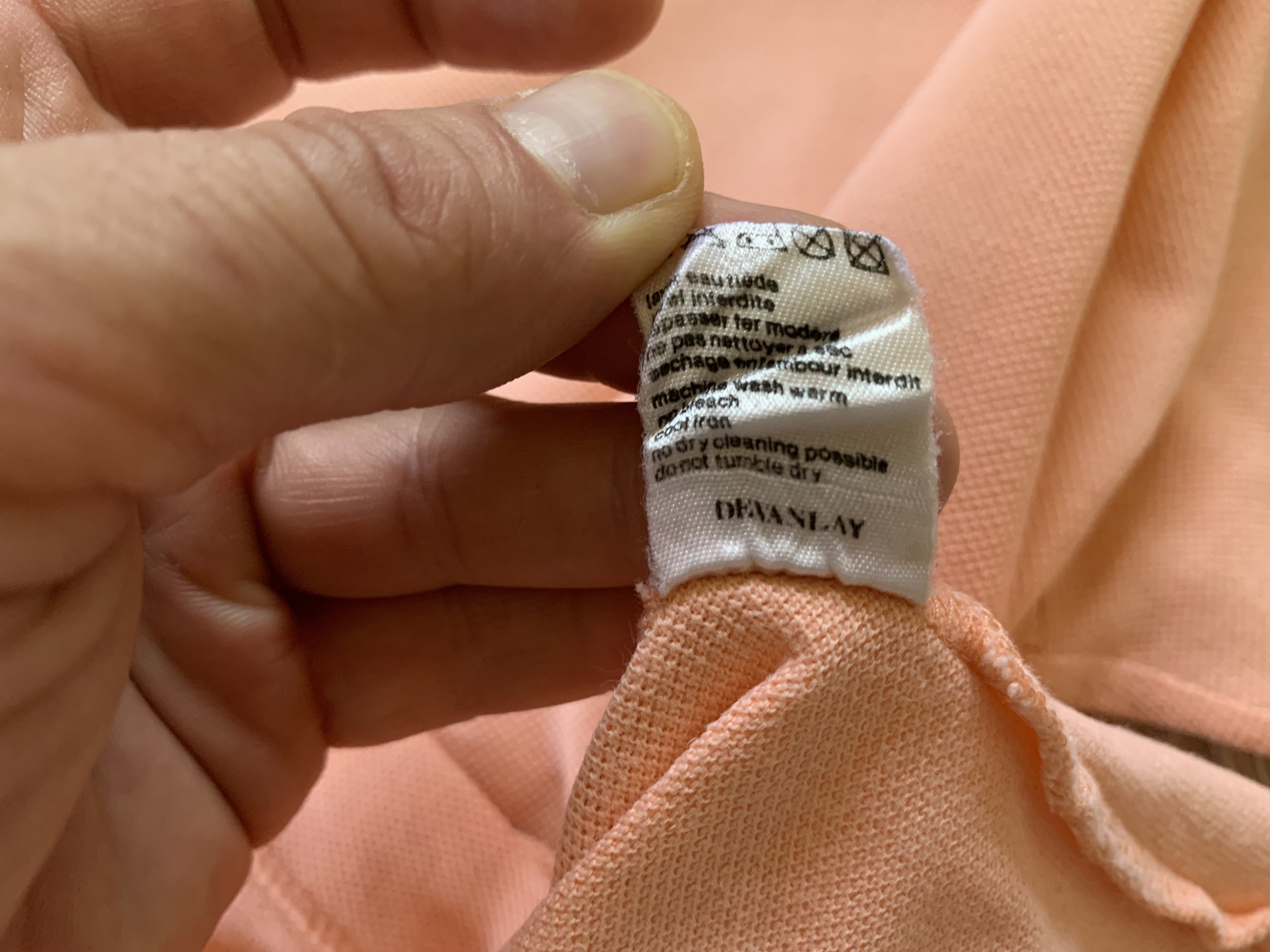 Lacoste × Vintage Vintage Chremise Lacoste Pink Polo T Shirt Size US L / EU 52-54 / 3 - 8 Thumbnail