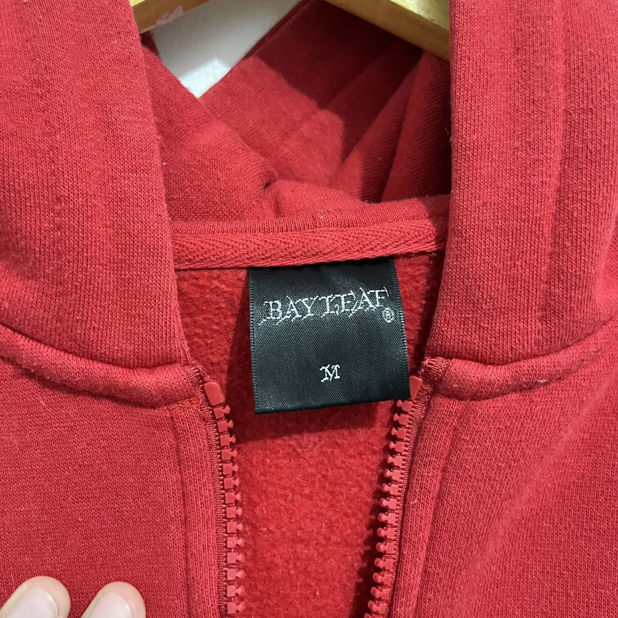 Japanese Brand Bayleaf Tribal Gothic Cross Hoodie - Red Graphic Pullover Size US M / EU 48-50 / 2 - 14 Thumbnail