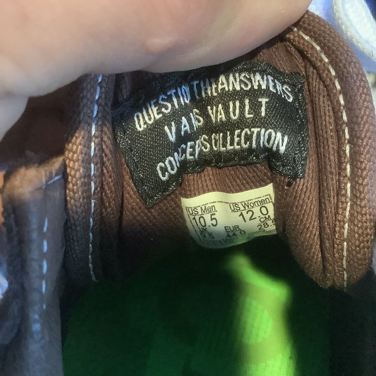 Vans VANS Concepts x Old Skool NS OG LX Question The Answers Size US 10.5 / EU 43-44 - 9 Thumbnail