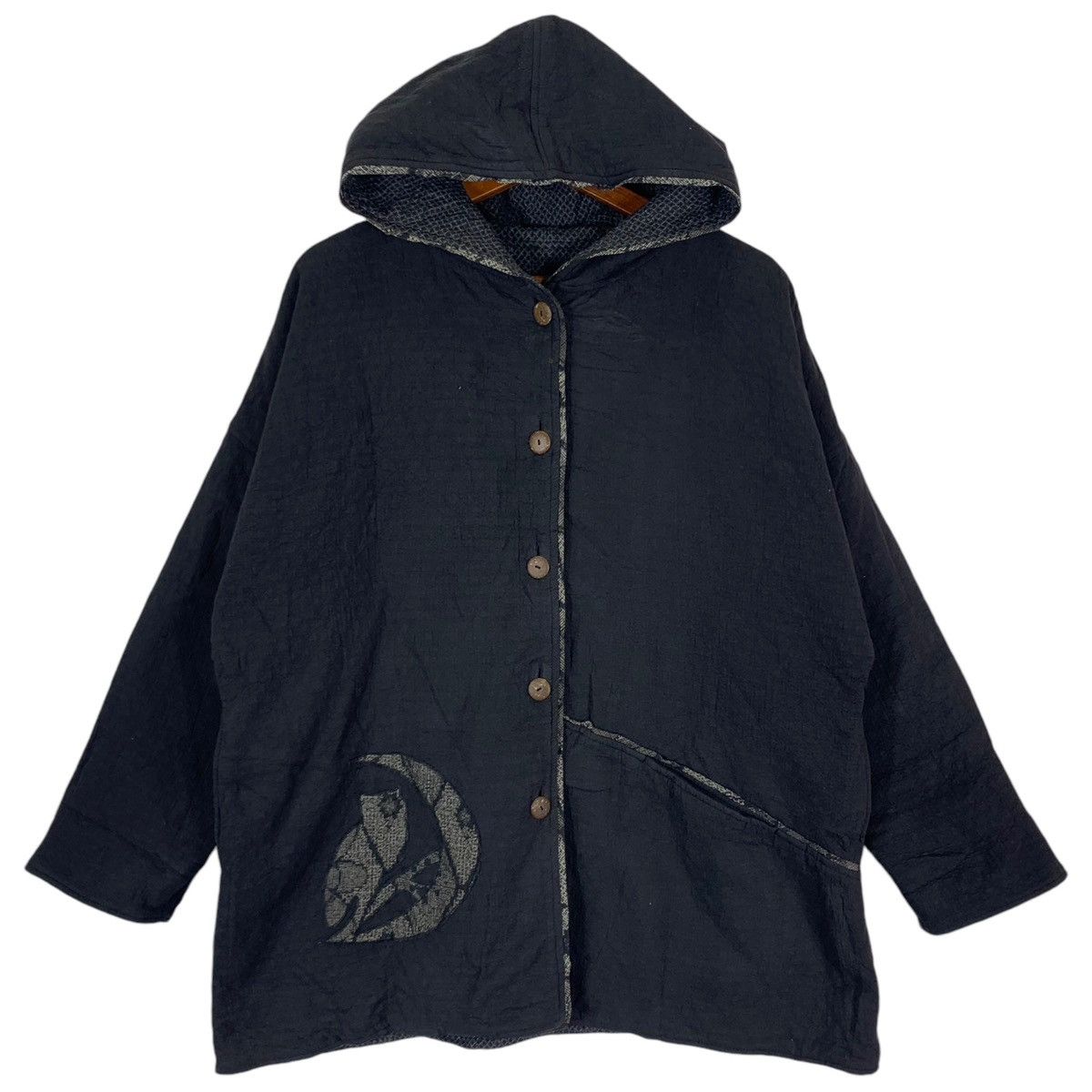 VINTAGE MAO MOM JAPANESE STYLE HOODIE JACKET