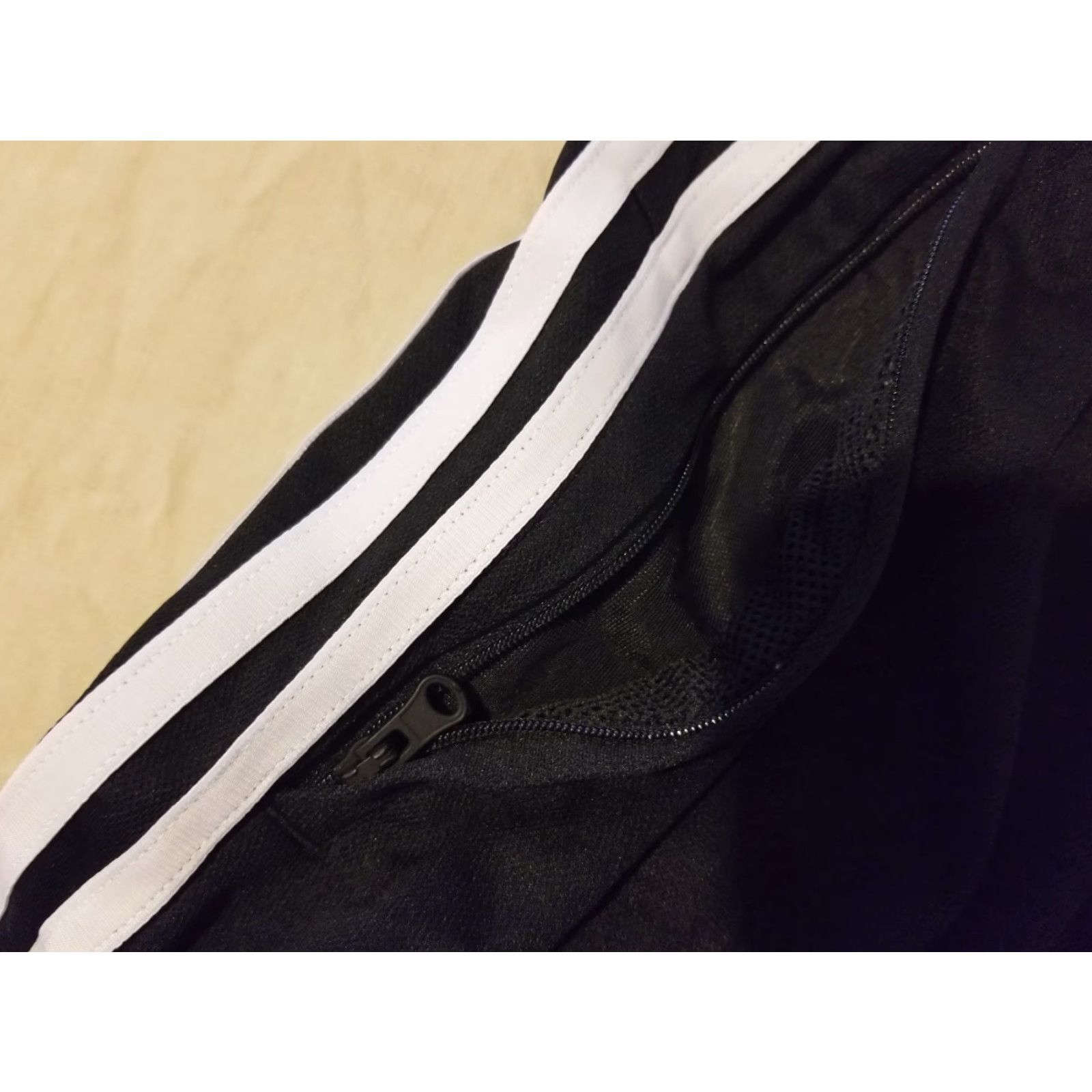 Adidas adidas Shorts Mens Athletic S Black Gym Workout Sports Pockets Elastic Drawstring Regular Size US 29 - 5 Thumbnail