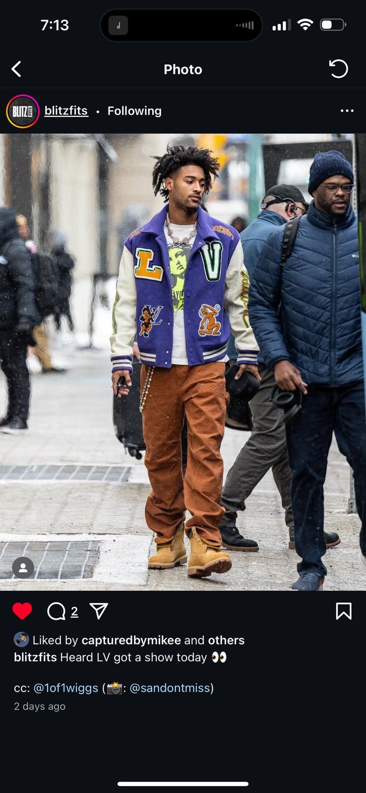 Louis Vuitton Louis Vuitton Multi-Patches Mixed Leather Varsity Blouson Size US XL / EU 56 / 4 - 15 Thumbnail