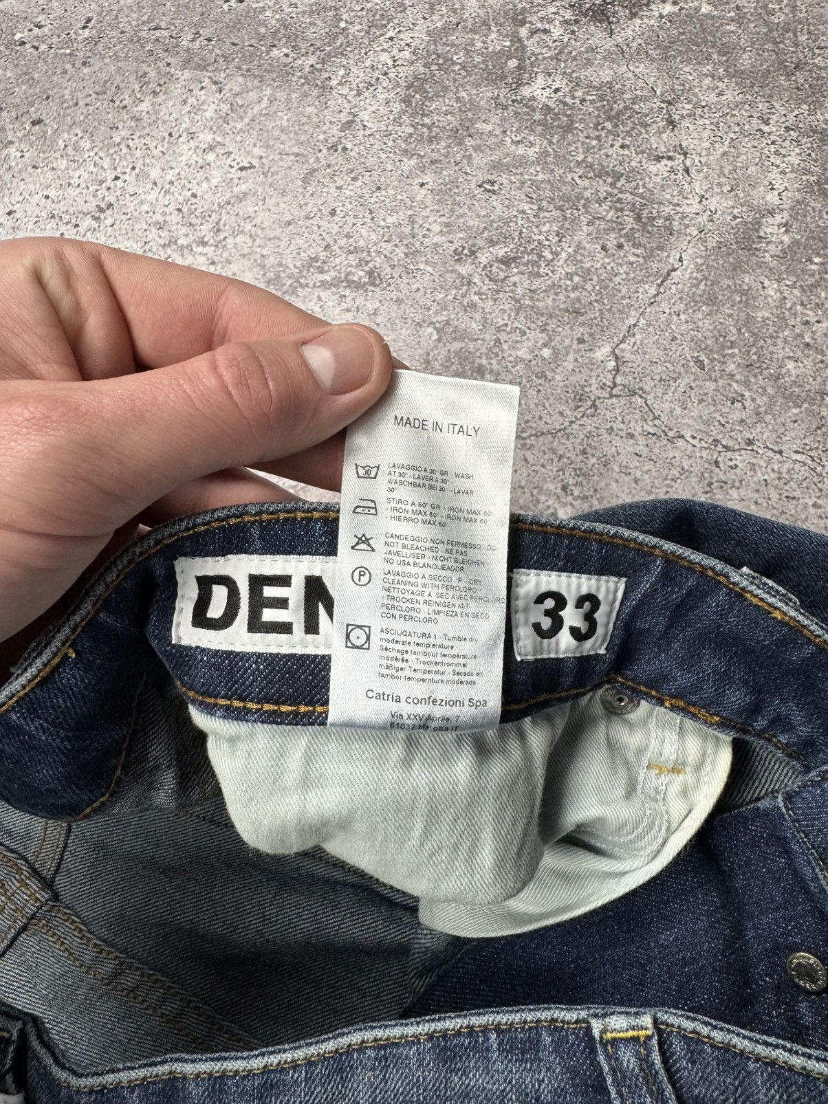 DEPARTMENT5 DEPARTMENT FIVE DRAKE DENIM DISTRESSED Y2K JEANS NEW❗️ Size US 33 - 16 Thumbnail