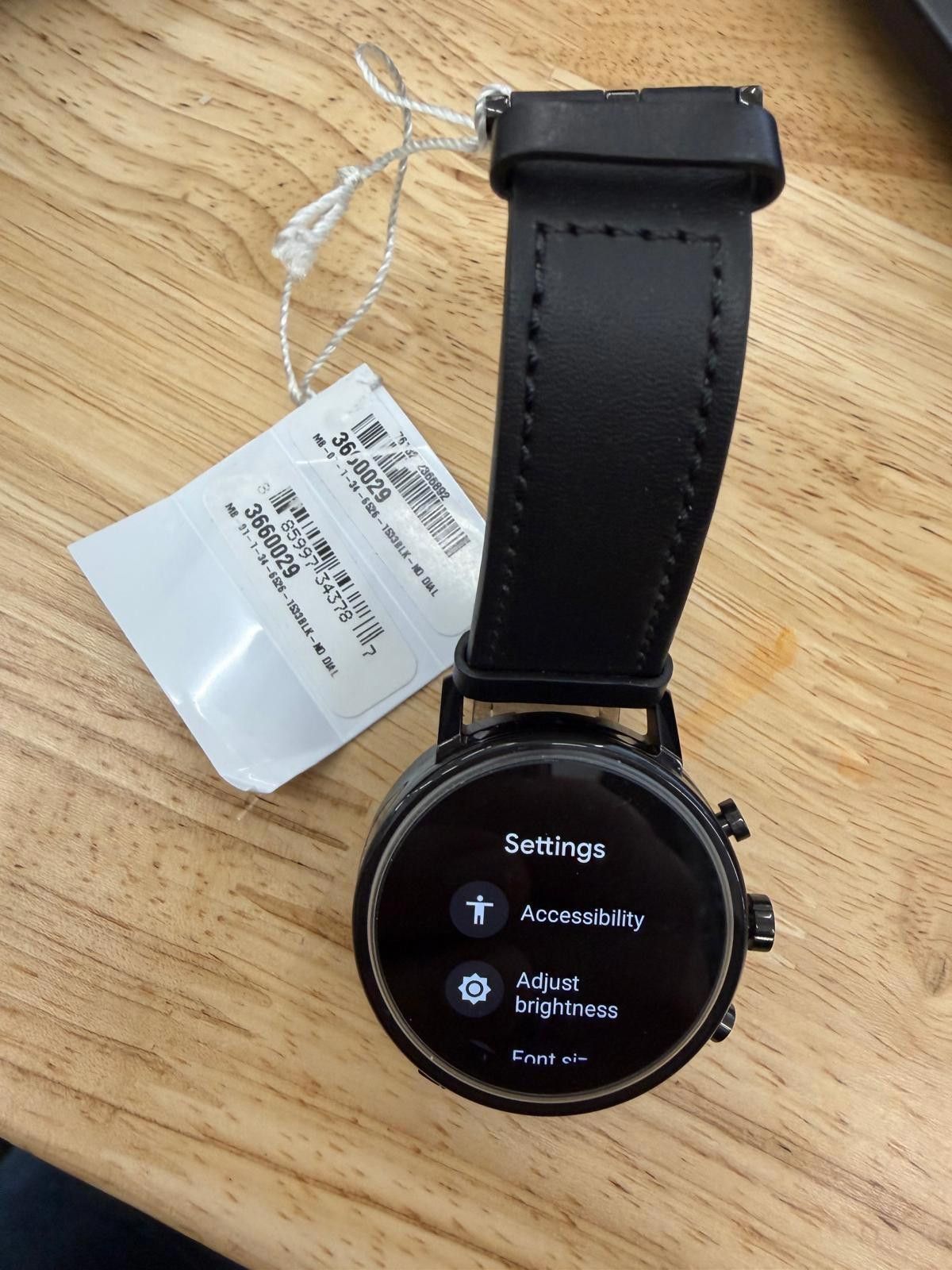 Movado Movado Connect 2.0 42mmBlackDigital Smartwatch Leather Size ONE SIZE - 5 Thumbnail