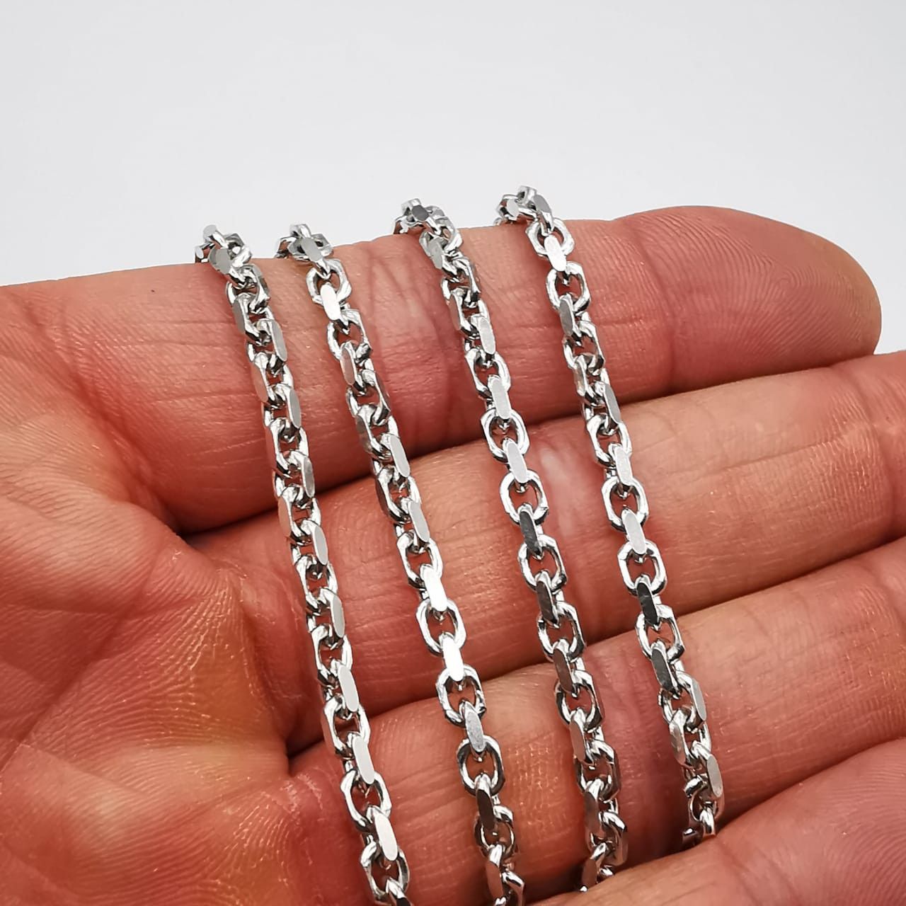 Vintage Vintage Chain,925 Sterling Silver,Signed ,Handmade 24,66g Size ONE SIZE - 7 Thumbnail