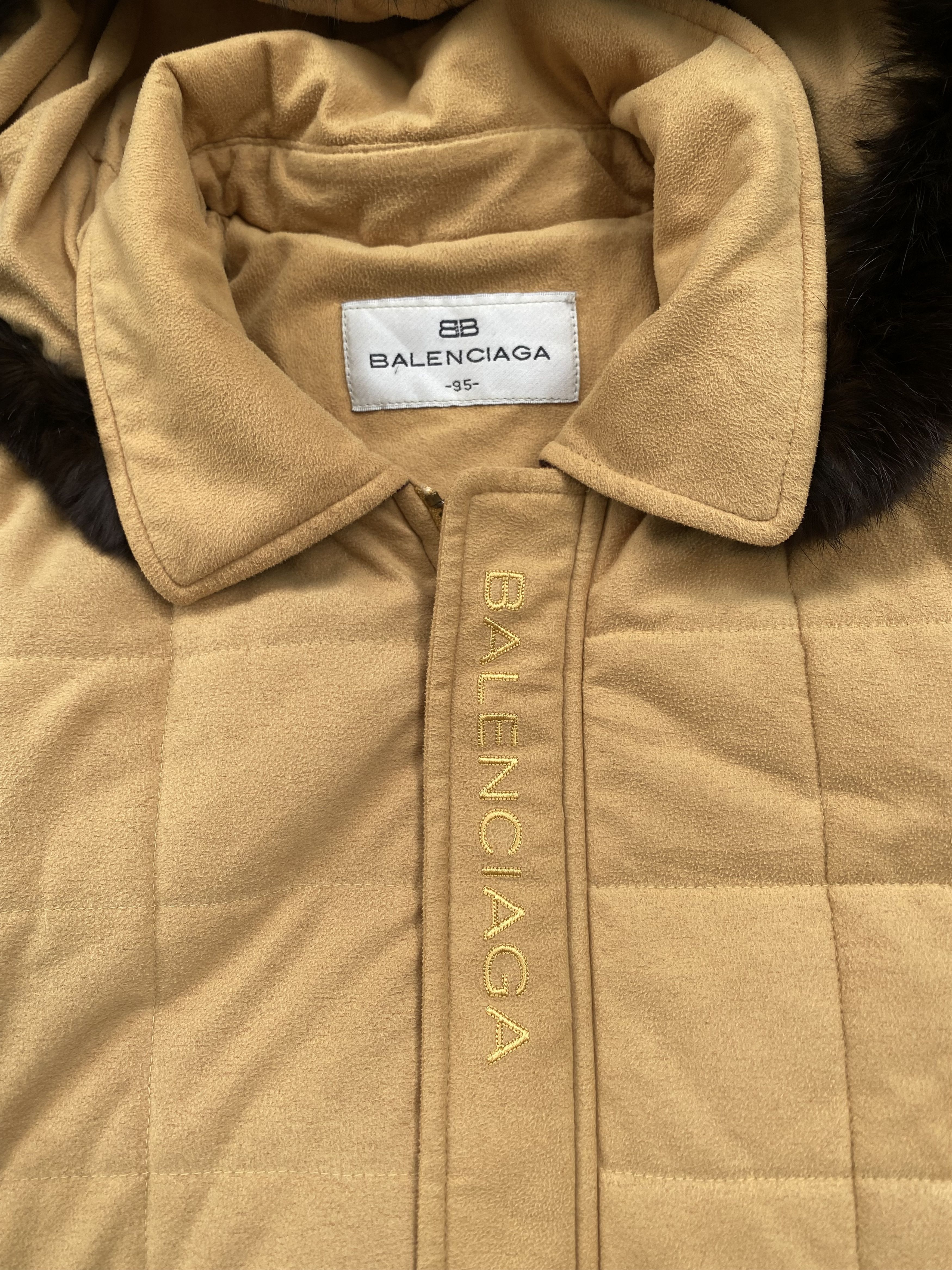 Balenciaga Vintage Balenciaga Puffer Fur Hoodie Jacket Size US M / EU 48-50 / 2 - 3 Thumbnail